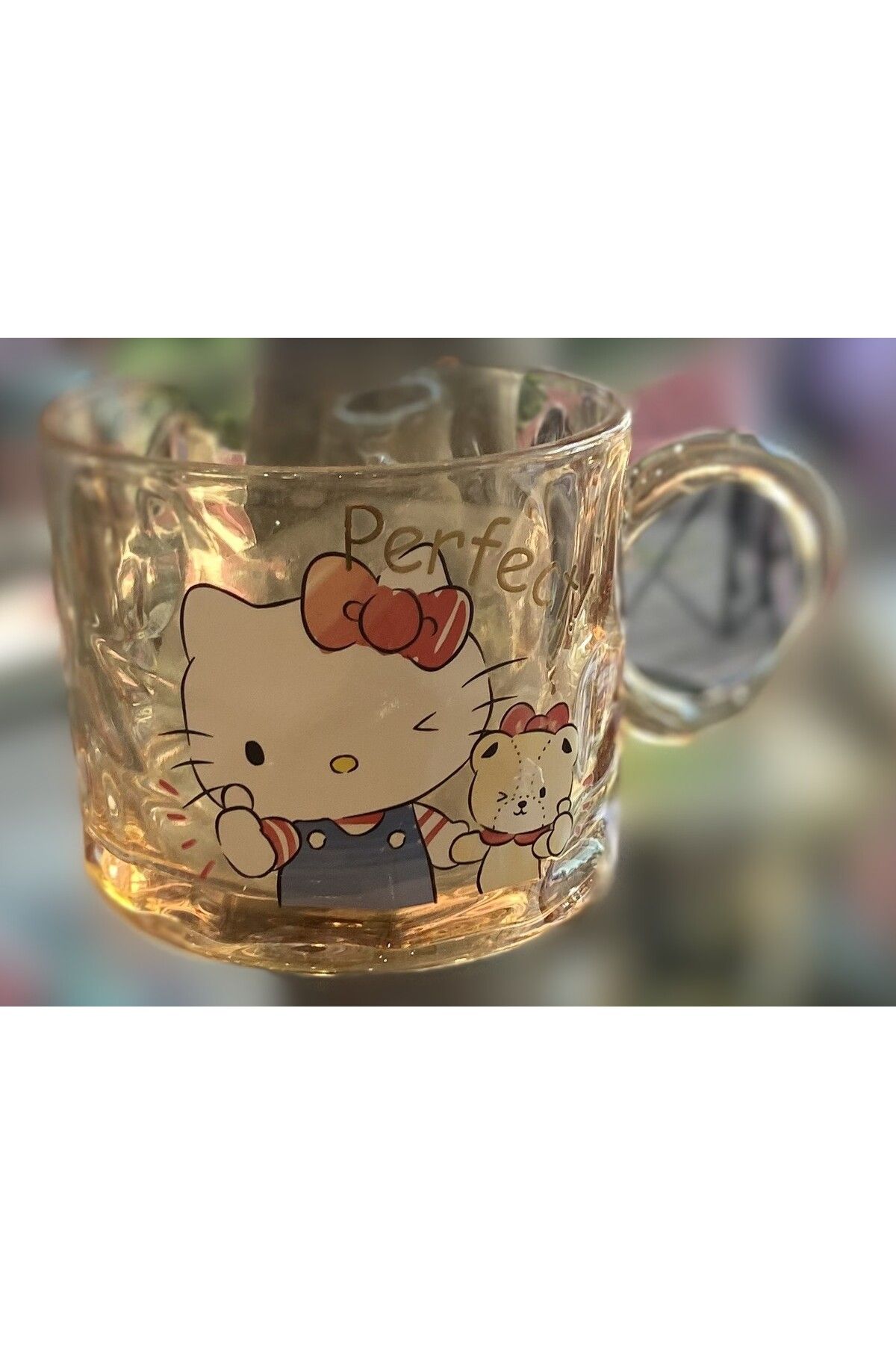 ada çanta kırtasiye Hello Kitty figürlü cam bardak kupa AD7676978