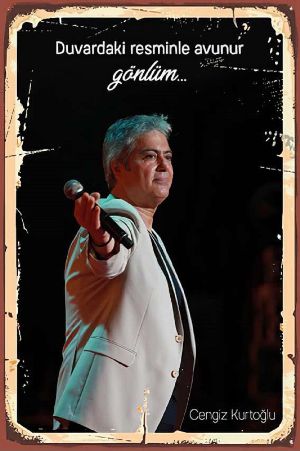 bertekdijital Bertek Dijital Retro Cengiz Kurtoğlu Tablo