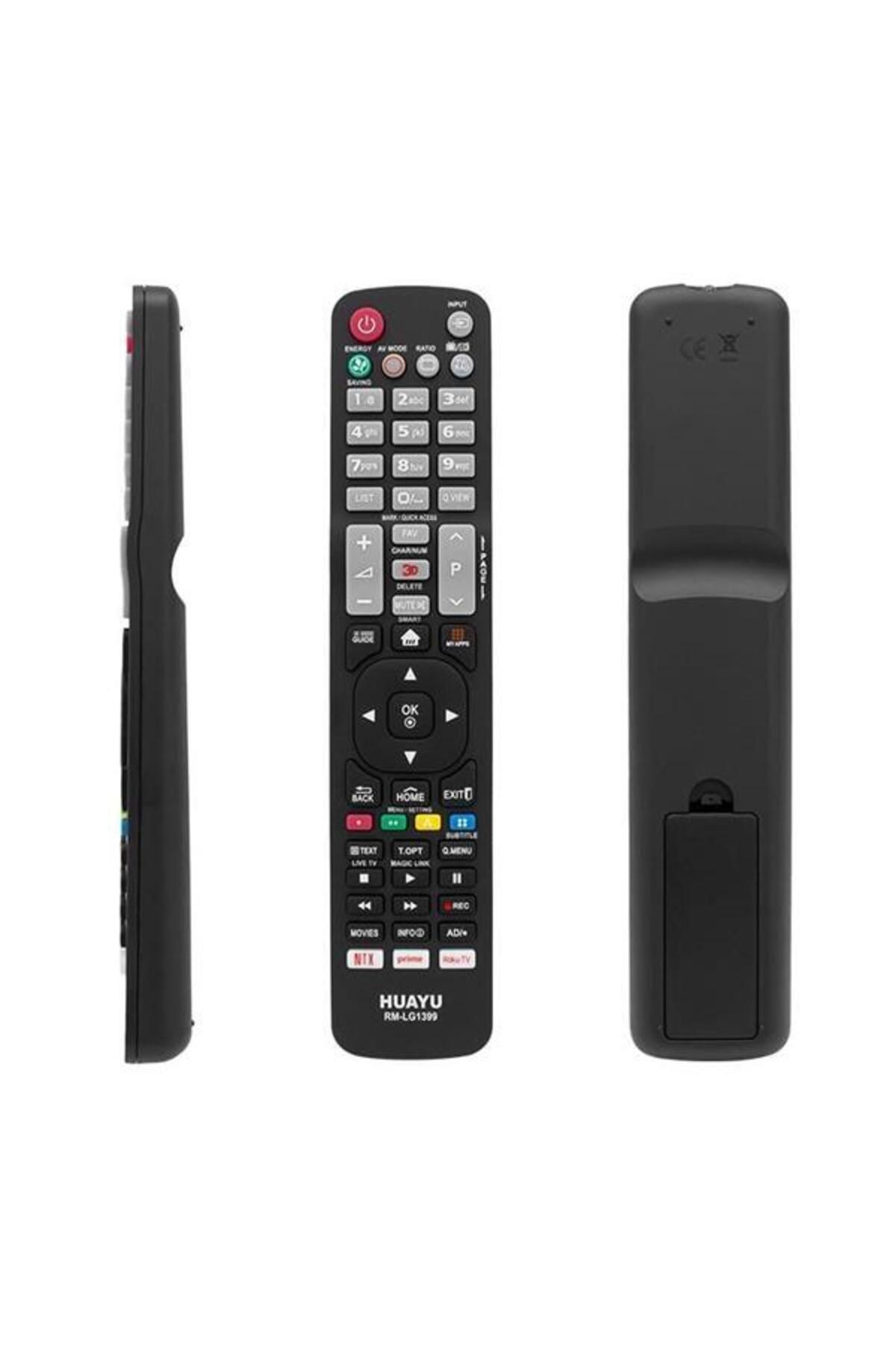 Zayla Huayu KL RM-LG1399 Lg Netflıx- Prıme Vıdeo Tuşlu Unıversal Lcd-Led Tv Kumanda