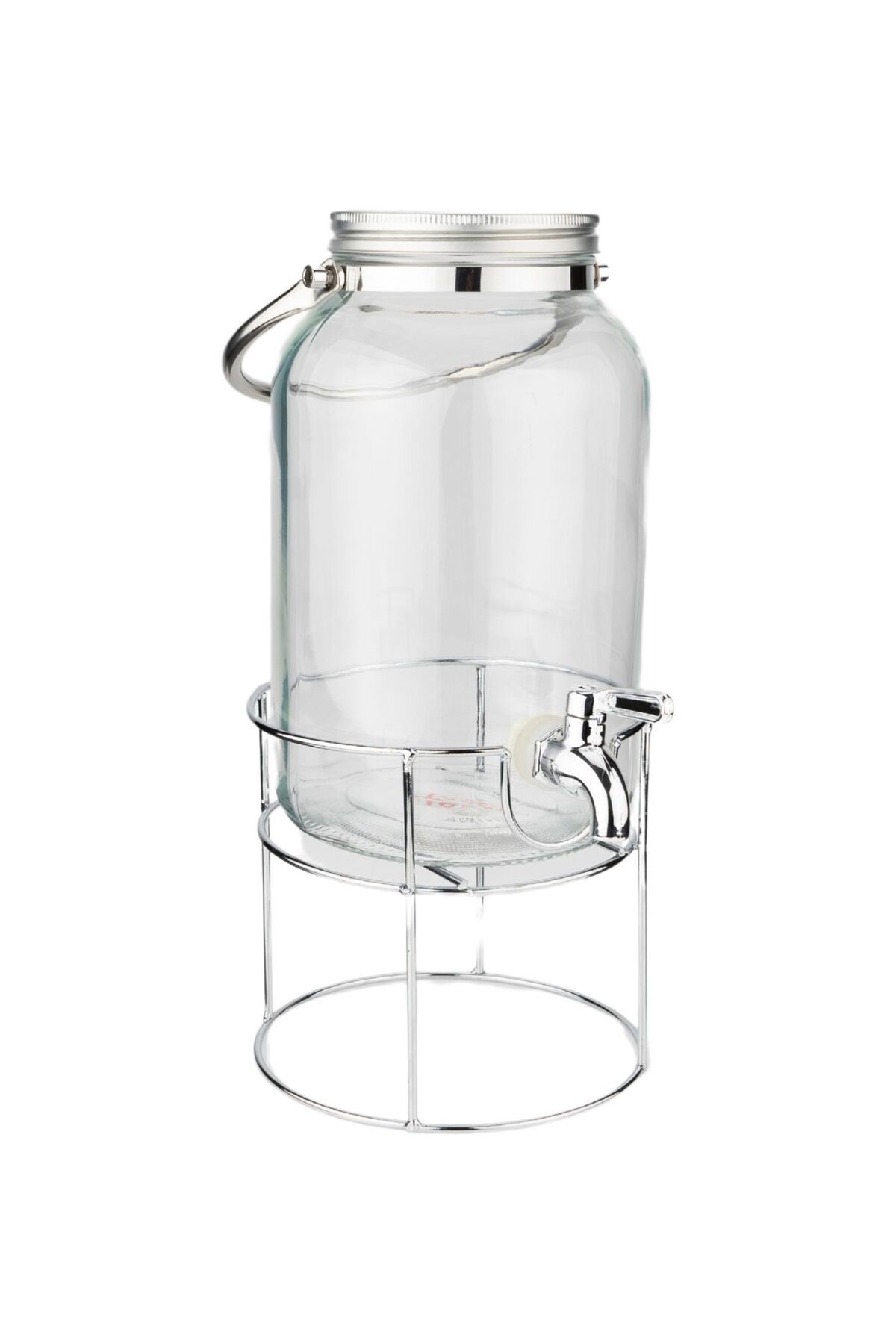 Taşev Bambum Crystal Metal Standlı Cam Sebil 3.5L