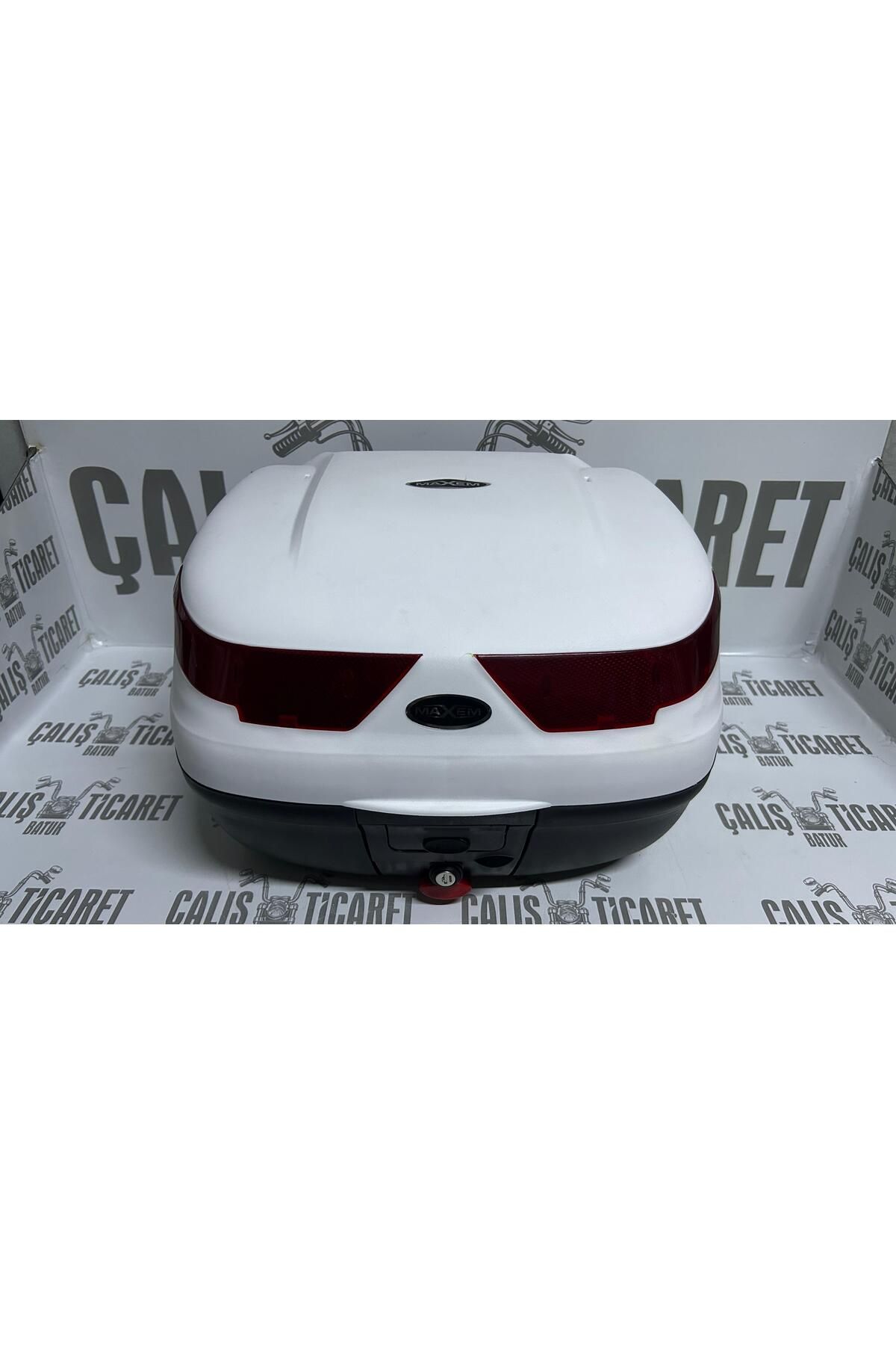 Maxem SL-40 MOTOSİKLET ÇANTASI SIRTLIKLI BEYAZ