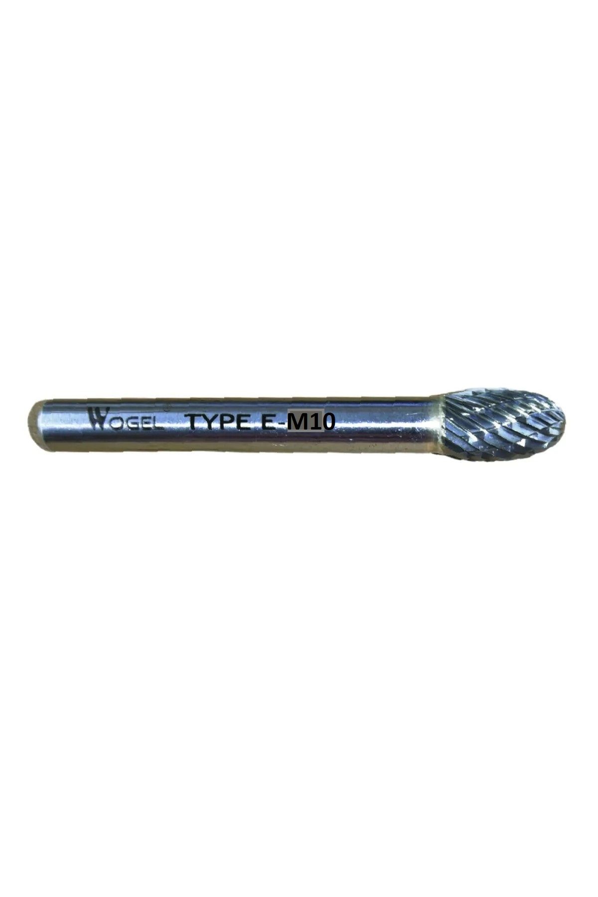 WOGEL E Tipi Karbür Çapak Alma M10 - 6 Mm Oval Başlı