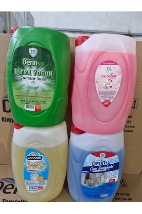 DERİNSU KİMYA ULTRA YOĞUN,SIVI SABUN, BULAŞIK DETERJANI,CAMSİL
