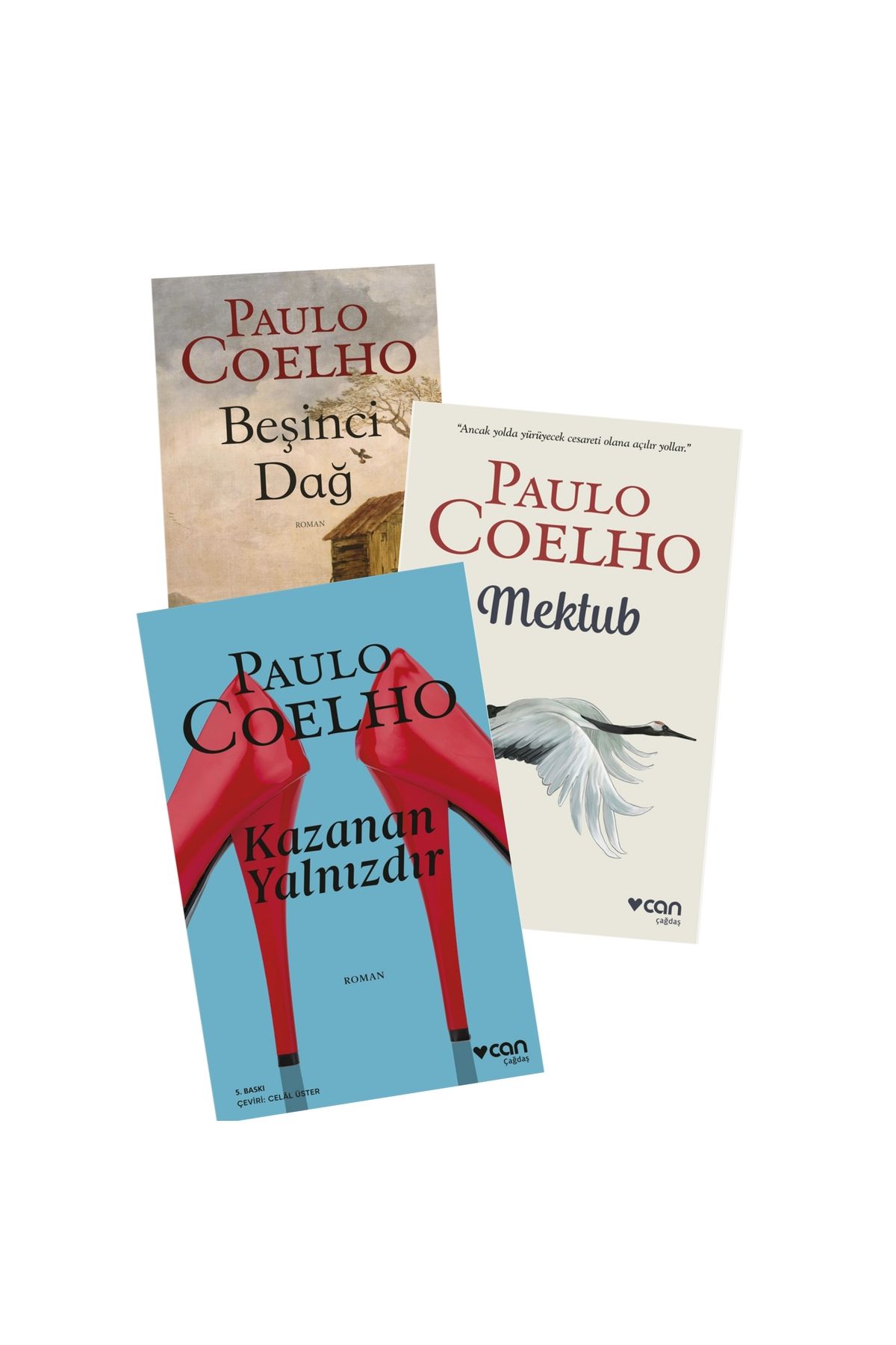Can Yayınları Beşinci Dağ - Mektub - Kazanan Yalnızdır Paulo Coelho 3 lü Kitap Seti