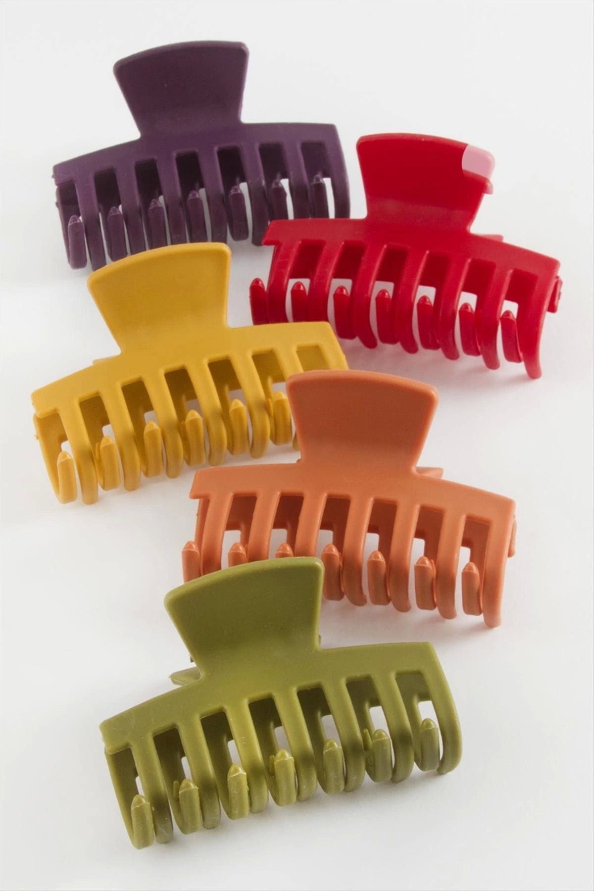 Modafiks Tırpan Renkli Mandal Toka 6 cm