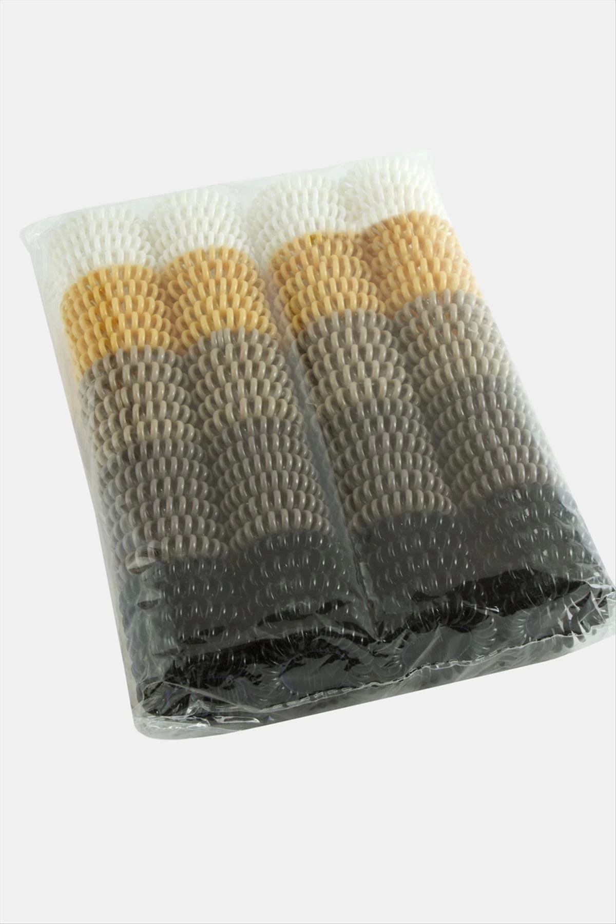 Modafiks 100 Adet Renkli Makarna Lastik Toka