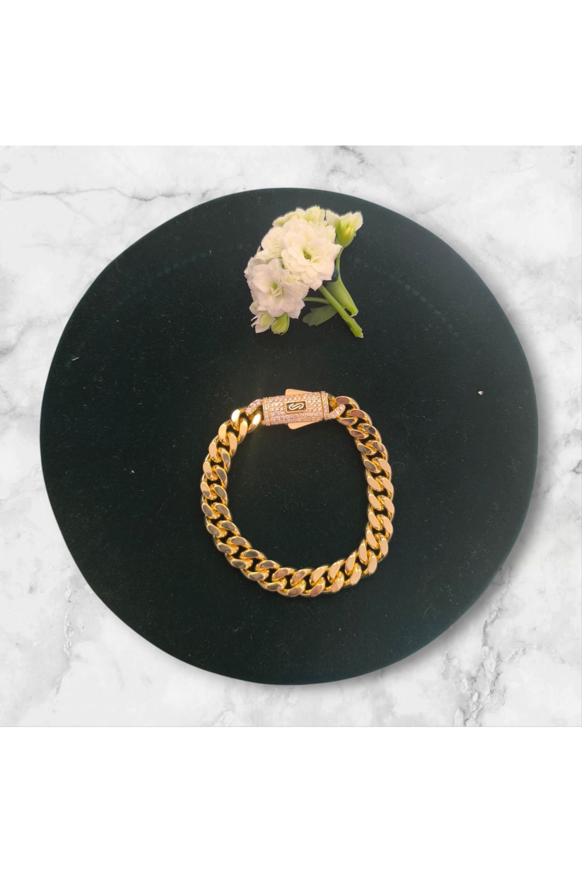 Ezgdesign xuping 14k zirkon gurmet bileklık