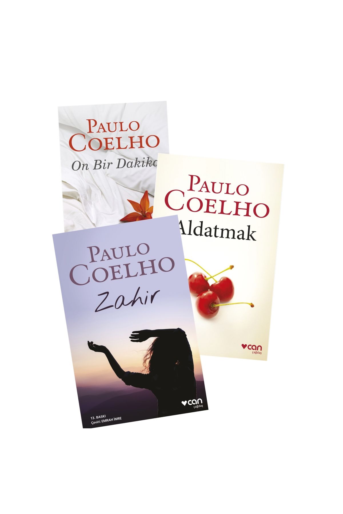 Can Yayınları On Bir Dakika - Aldatmak - Zahir Paulo Coelho 3 lü Kitap Seti