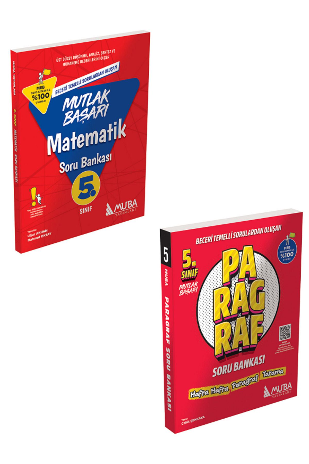Evrensel İletişim Yayınları 5.Sınıf Muba Mutlak Başarı Matematik + Paragraf Soru Bankaları / Beceri Temelli Sorular / 2 KİTAP