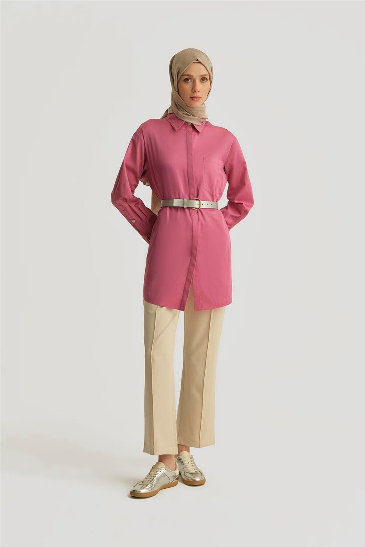 Armine Flare Pantolon 25YT232 Bej