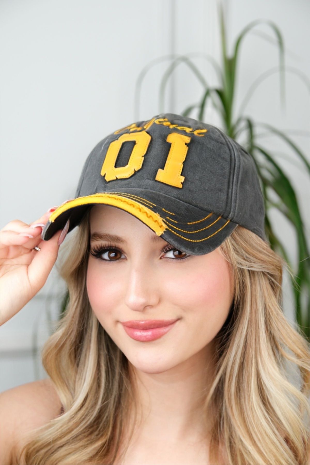 Jack Ferrero UNİSEX ESKİTME GÖRÜNÜMLÜ CAP ŞAPKA / BASEBALL CAP / HİPHOP ŞAPKA