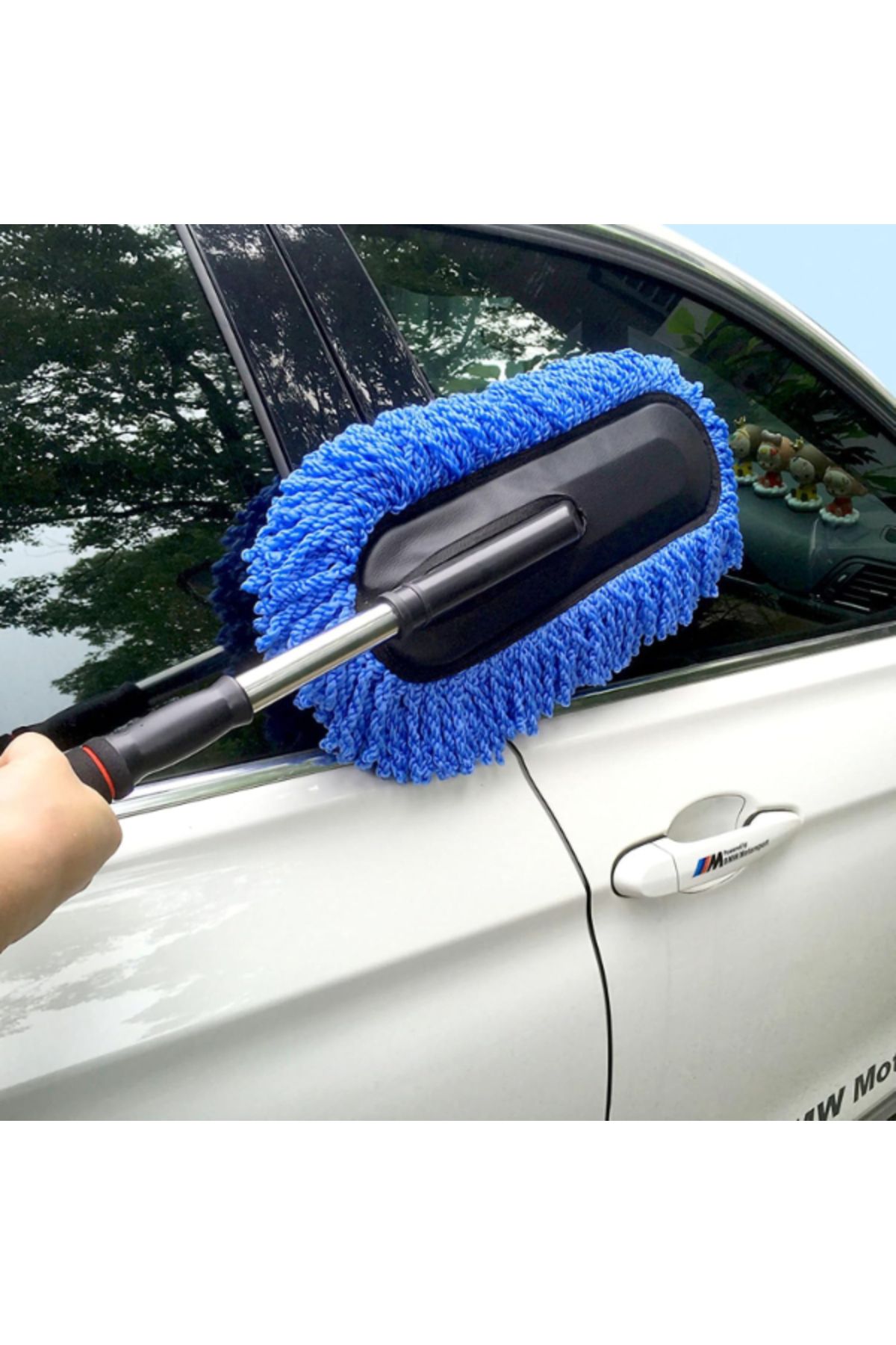 Butik Teleskopik Mikrofiber Araç Yıkama Fırçası