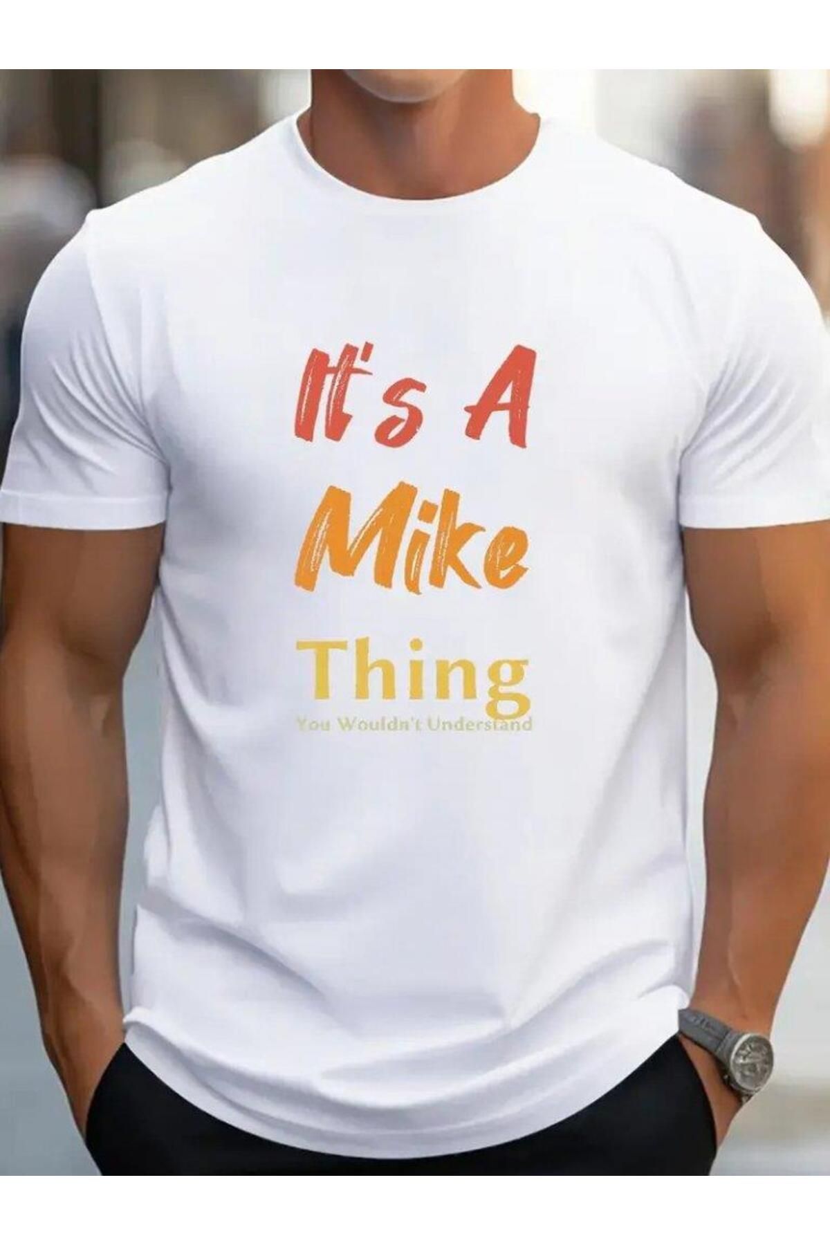 modamtn Erkek It Is A Mike Thing Baskılı Erkek T-shirt