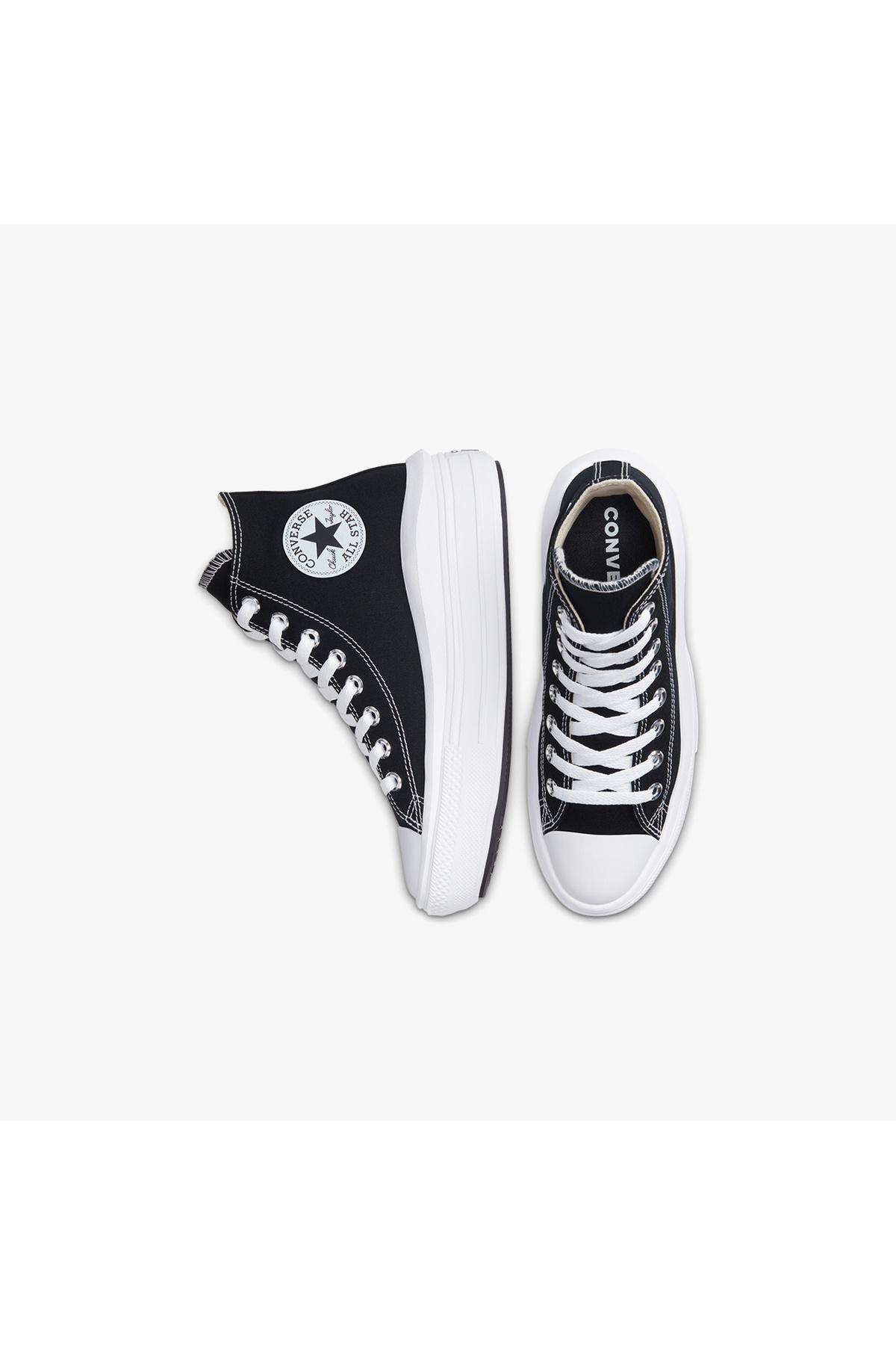 Converse-Černé dámské boty Chuck Taylor All Star Move 568497 C-001 4