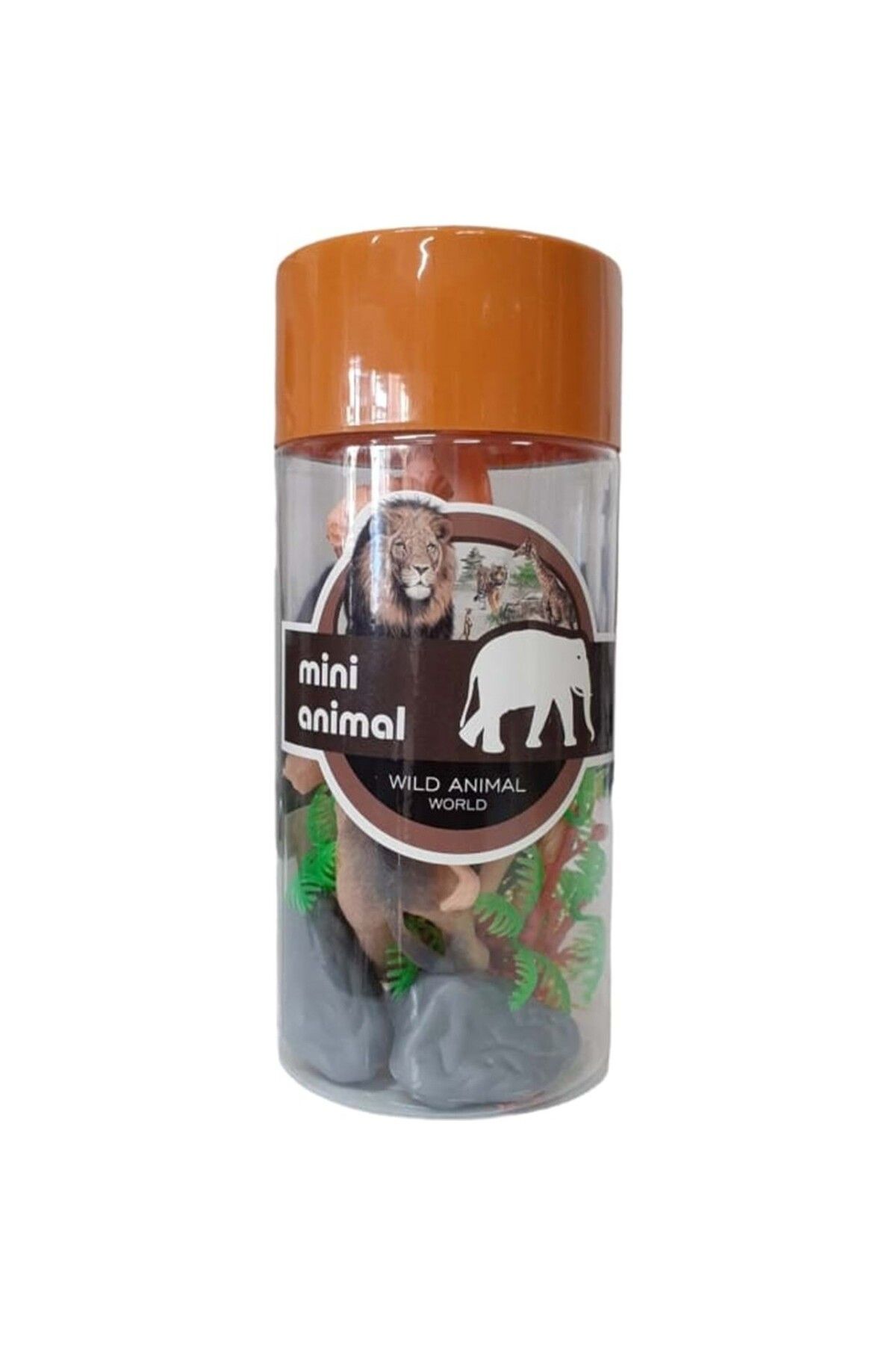 M&C Toy C Toys Vahşi Hayvanları Set Silindir Kutulu