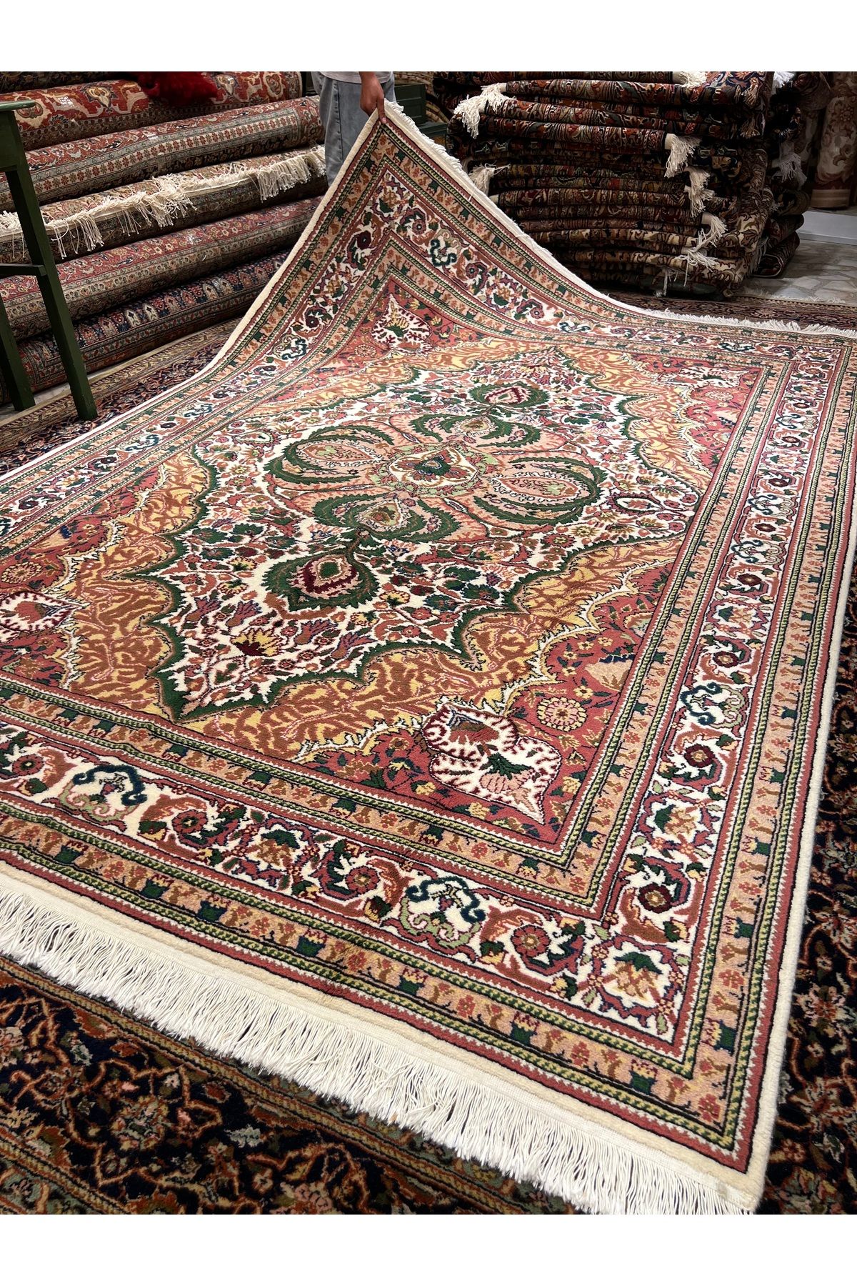 RD RAMAZAN DAĞ EL HALI SANATI El Dokuma Kayseri Karslıoğlu Dokuması Birinci Sınıf Kalite Ebat 300x200