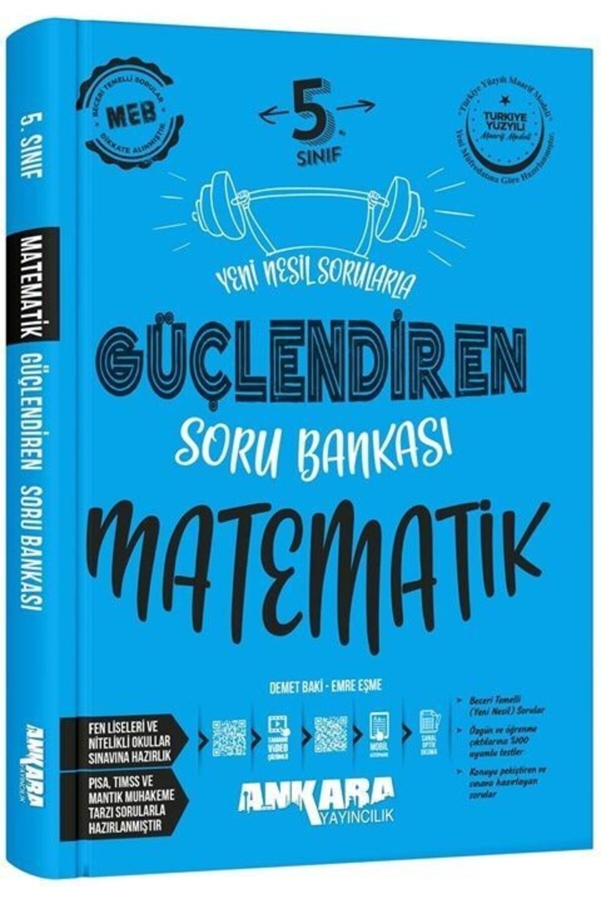 Ankara Kitap Merkezi Ankara Yayıncılık 5.Sınıf Matematik Güçlendiren Soru Bankası