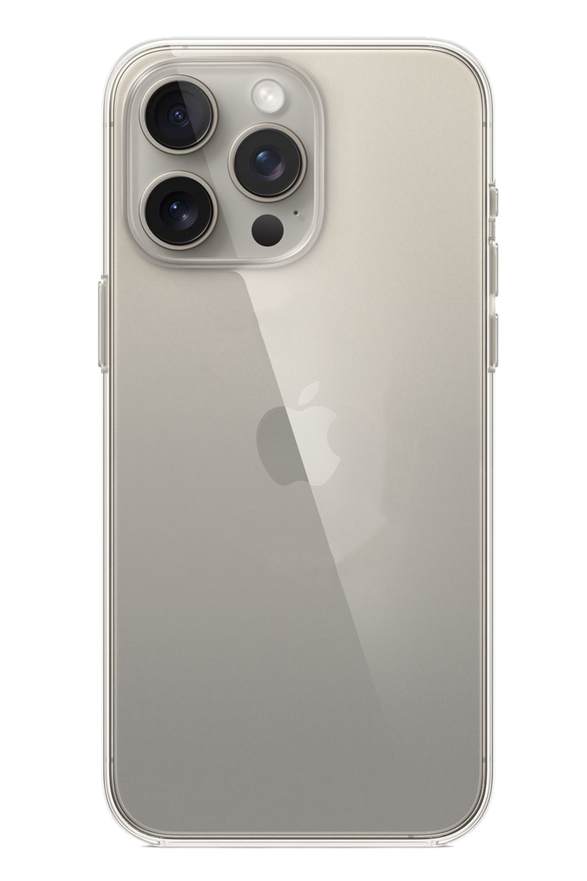 TechTree iPhone 15 PRO MAX Şeffaf Silikon Kılıf