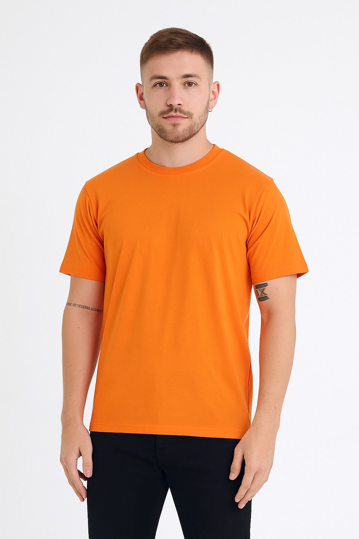 Windy Island Erkek Bisiklet Yaka Regular Fit Basic T-shirt