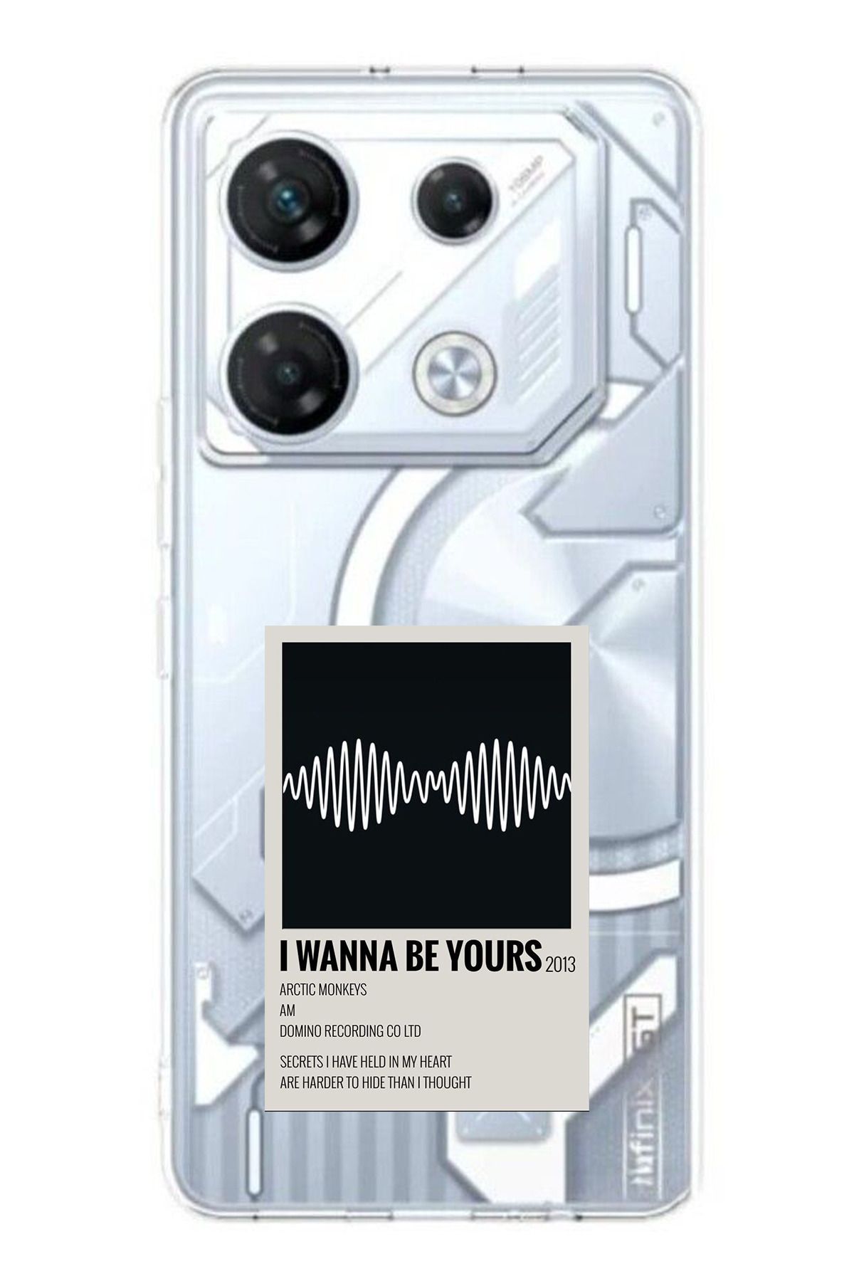 TechTree Infinix GT 20 Pro Uyumlu I Wanna Be Yours Şeffaf Silikon Kılıf