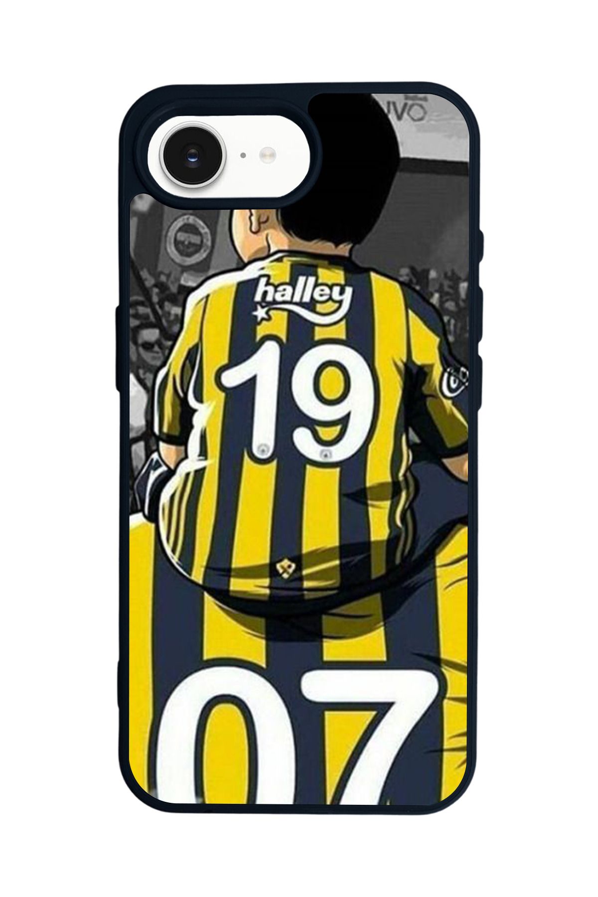 Aksel Kılıf Apple iPhone 16e Uyumlu Baskılı,Mat Siyah,Yumuşak Silikon,Koruyucu,Şok Emici Kapak,Kılıf