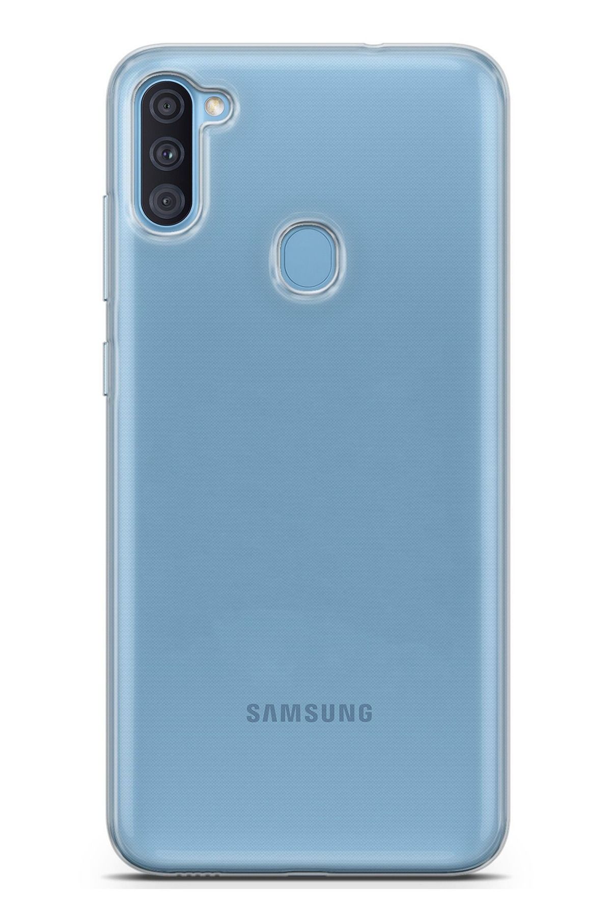 TechTree Samsung Galaxy A11 - M11 Şeffaf Silikon Kılıf