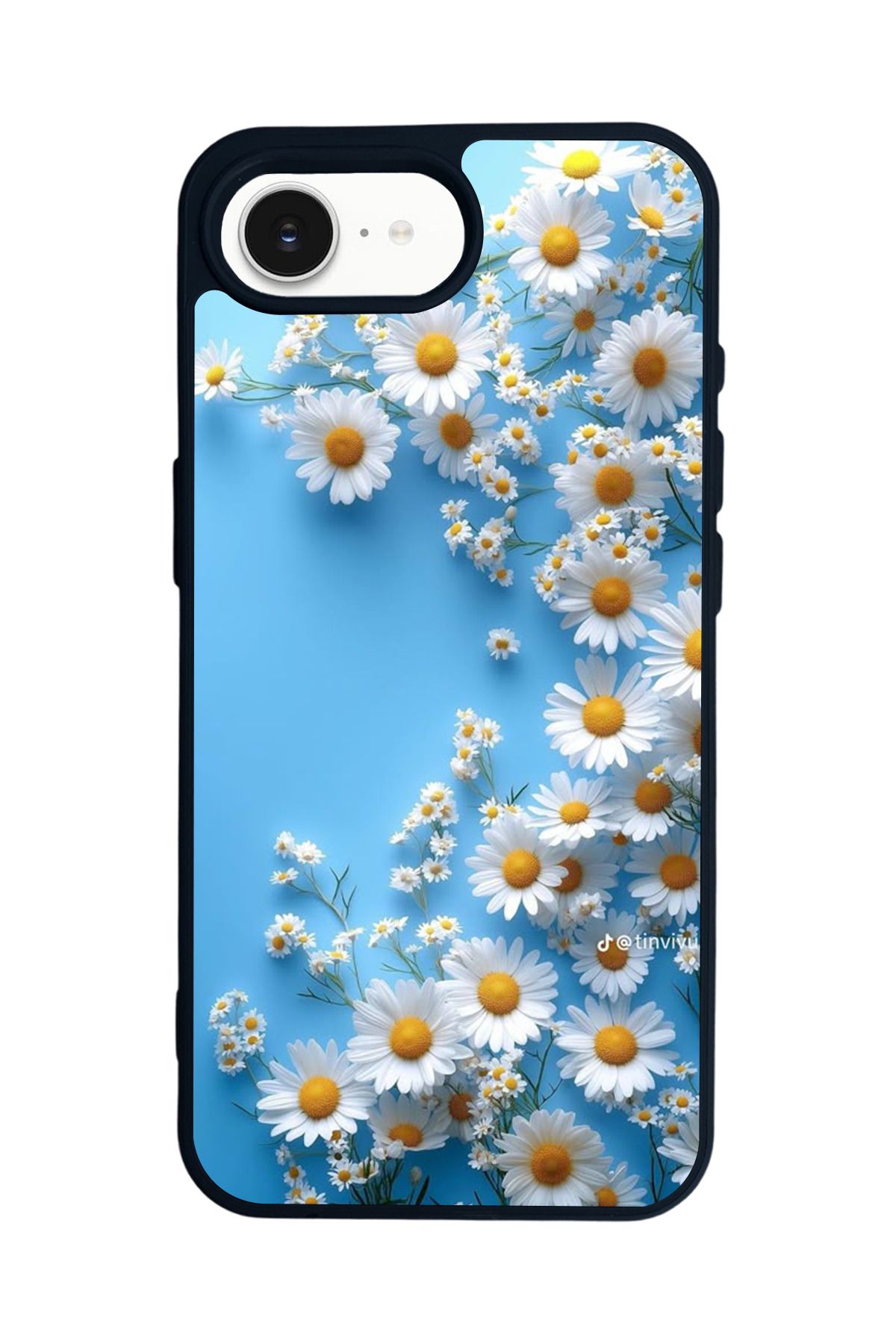 Aksel Kılıf Apple iPhone 16e Uyumlu Baskılı,Mat Siyah,Yumuşak Silikon,Koruyucu,Şok Emici Kapak,Kılıf