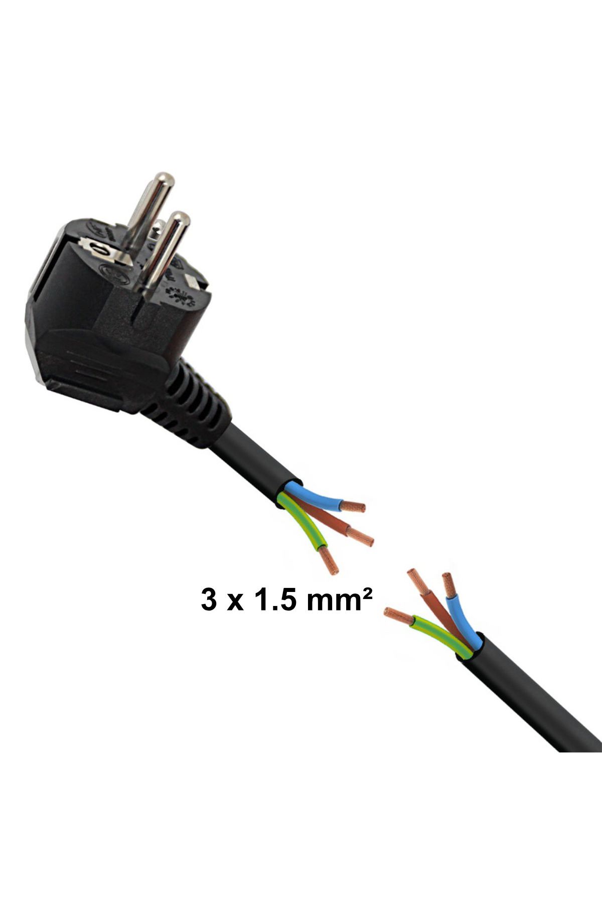 ESPERANZA-Prelungitor cu 4 prize și cablu de 3 m, 250V, 16A, sarcină maximă 3680W, ES-96161, negru 3