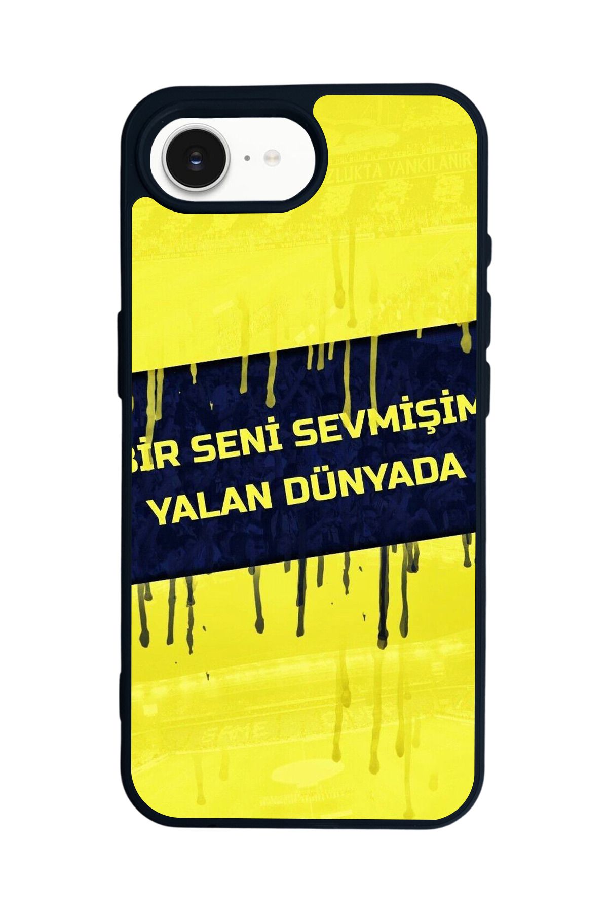 Aksel Kılıf Apple iPhone 16e Uyumlu Baskılı,Mat Siyah,Yumuşak Silikon,Koruyucu,Şok Emici Kapak,Kılıf