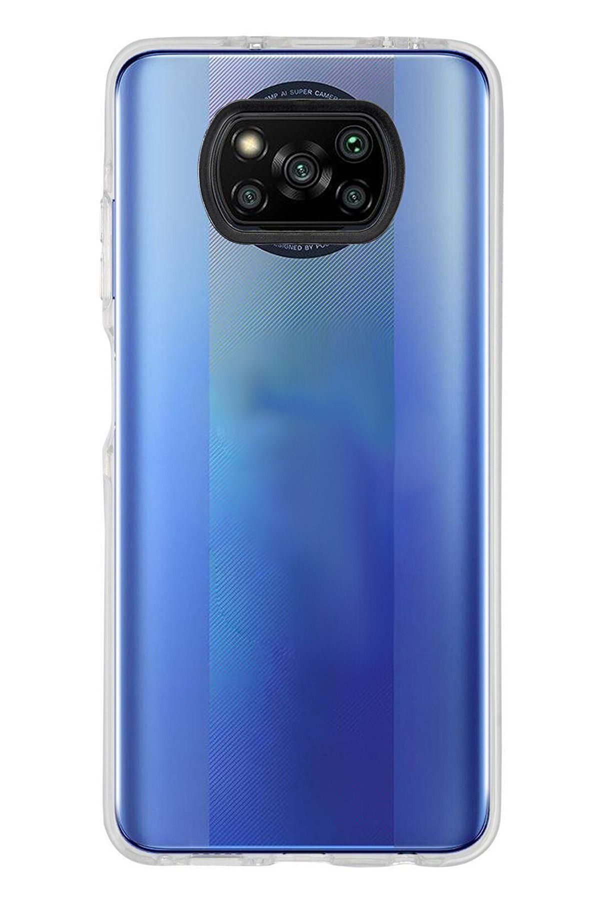 TechTree Poco X3 / NFC / PRO Şeffaf Silikon Kılıf