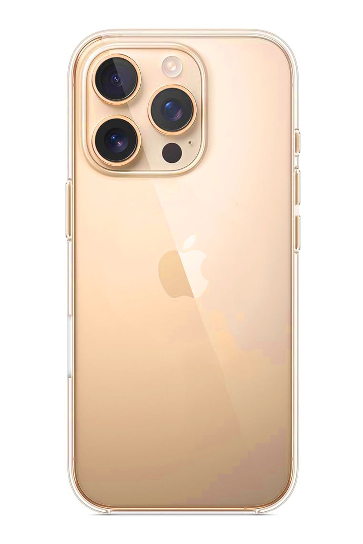 TechTree iPhone 16 Pro Şeffaf Silikon Kılıf