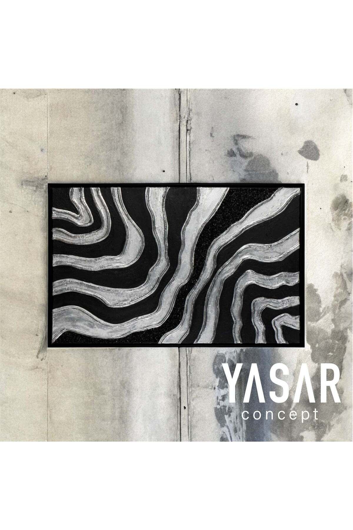 YSR CONCEPT Monochrome Currents El Yapımı Tablo