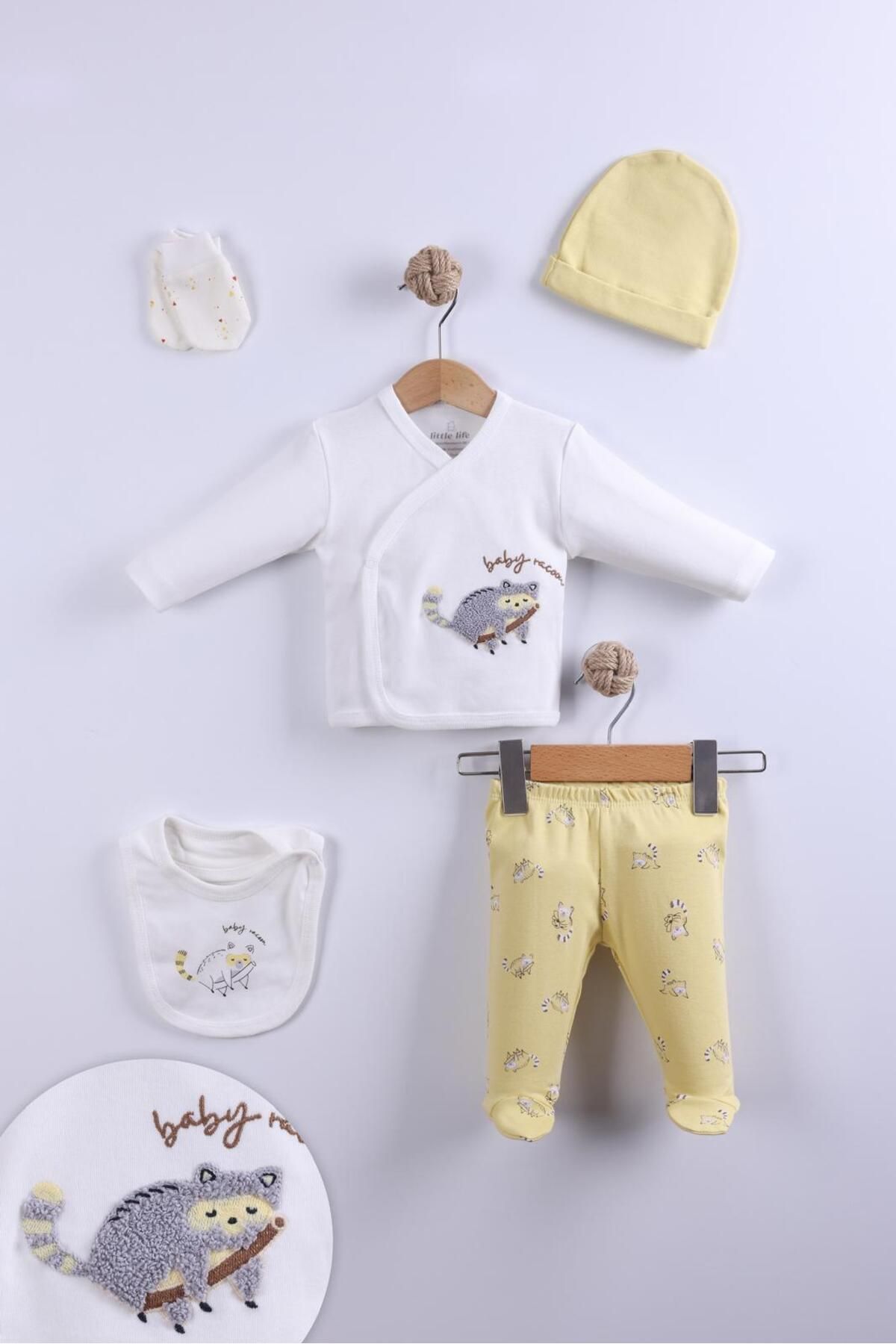 Little Life Yenidoğan 5'li Hastane Çıkışı %100 Pamuklu