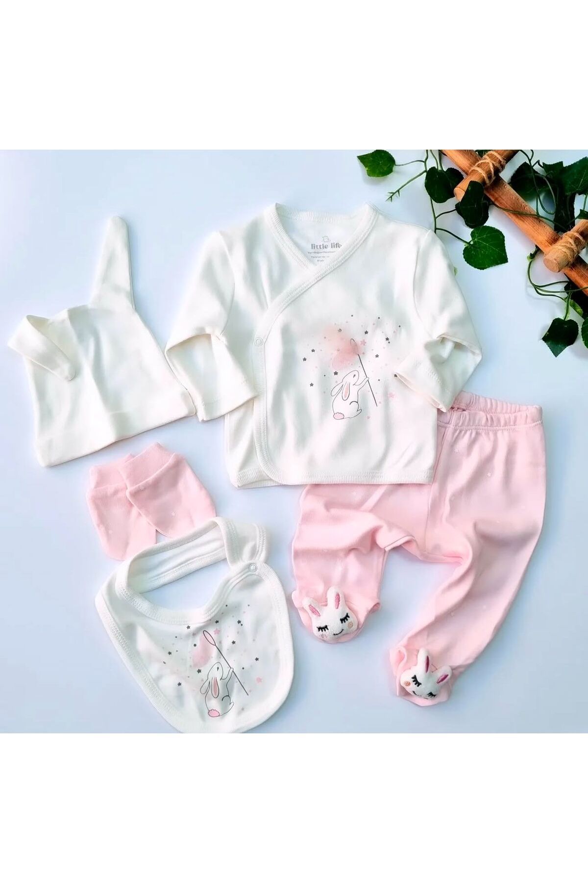 Little Life Yenidoğan 5'li Hastane Çıkışı %100 Pamuklu