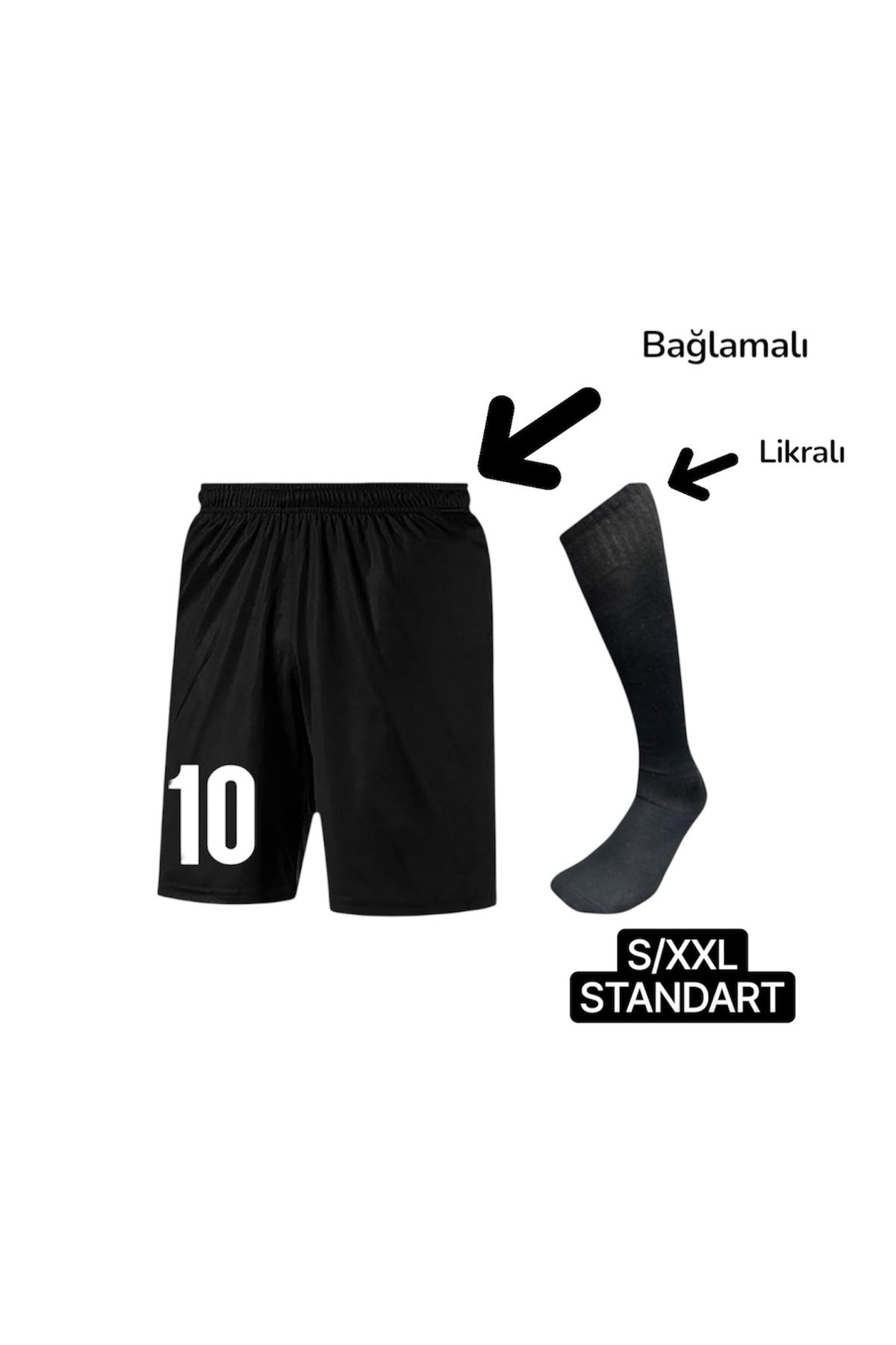 Woov futbol şortu özel baskılı ve futbol çorabı