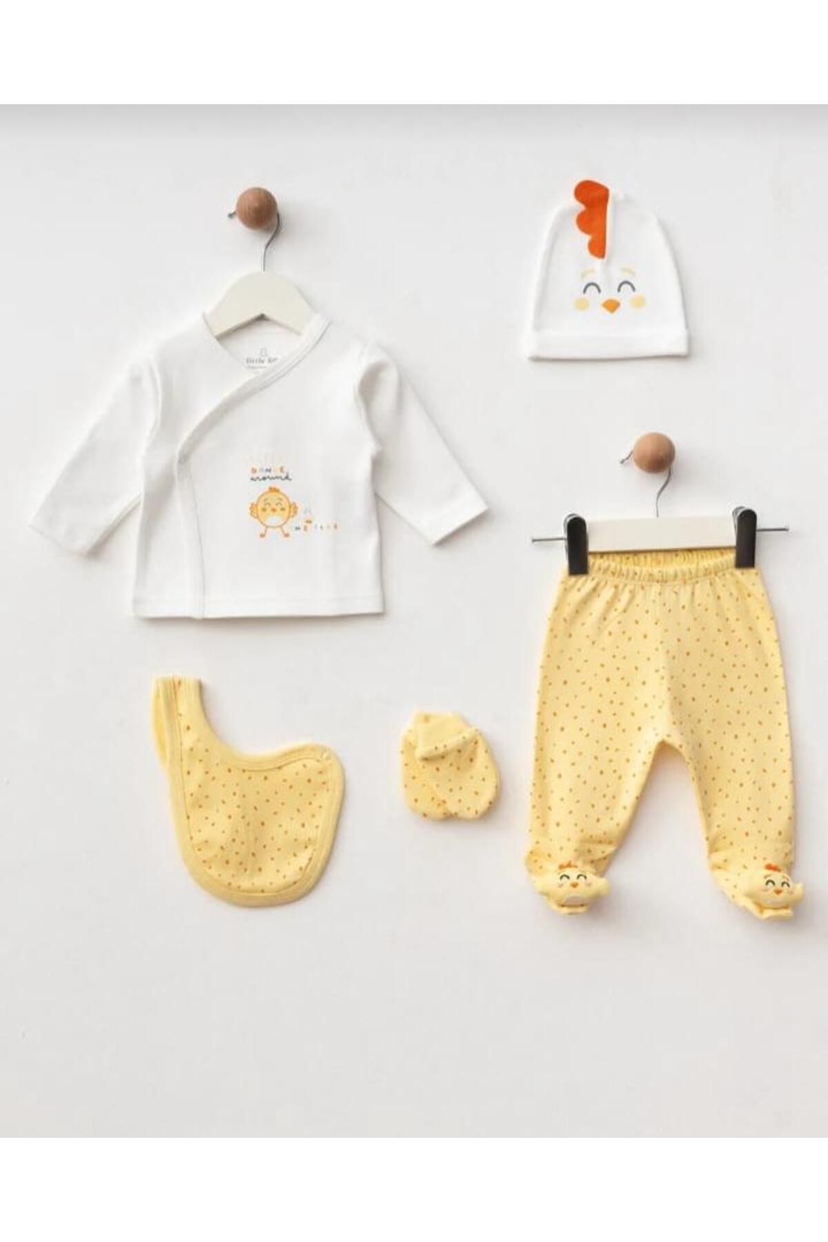 Little Life Yenidoğan 5'li Hastane Çıkışı %100 Pamuklu