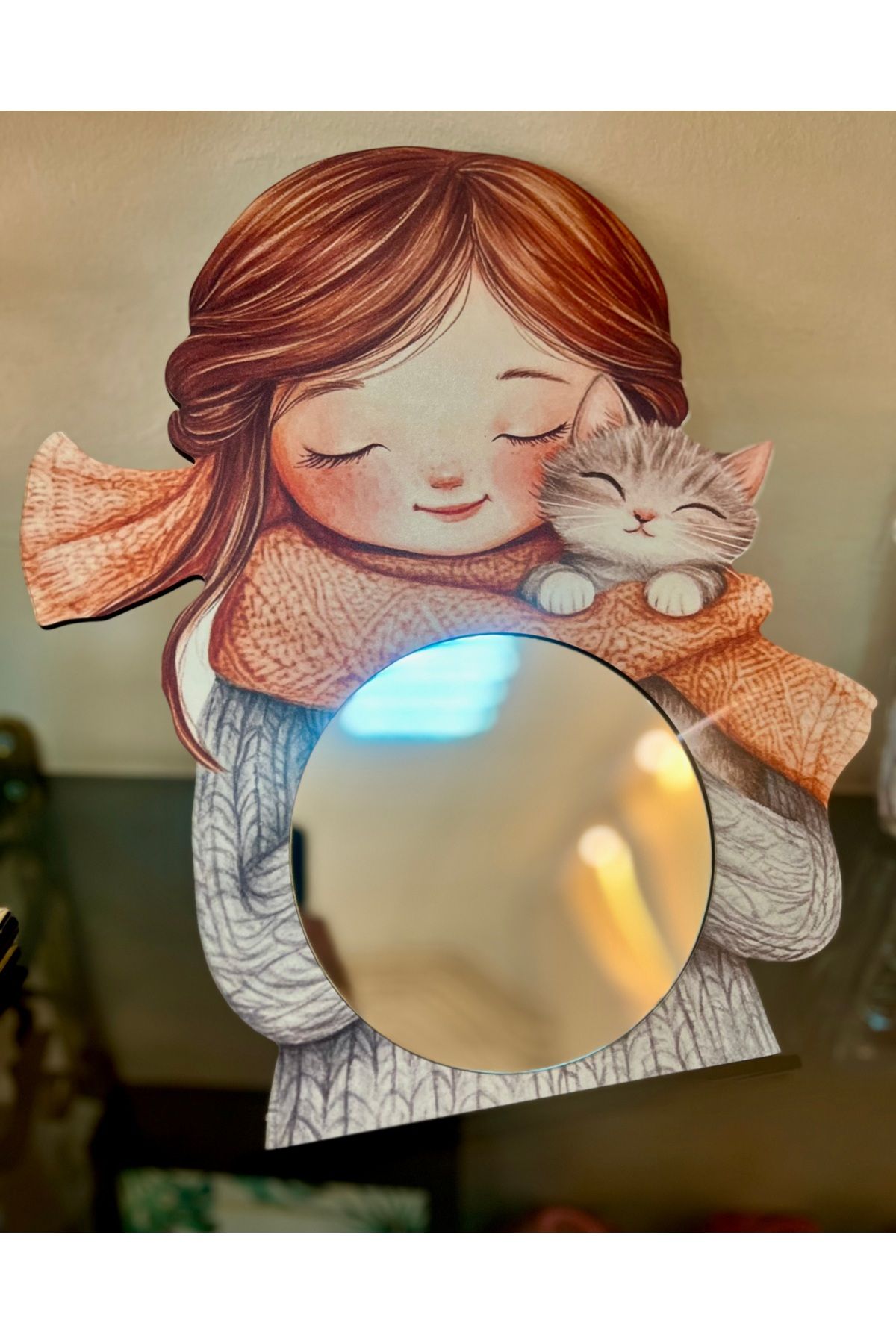 Mr Home Dekoratif Ayna-Genç Odası Aynası-Ev Dekorasyonu Aynası