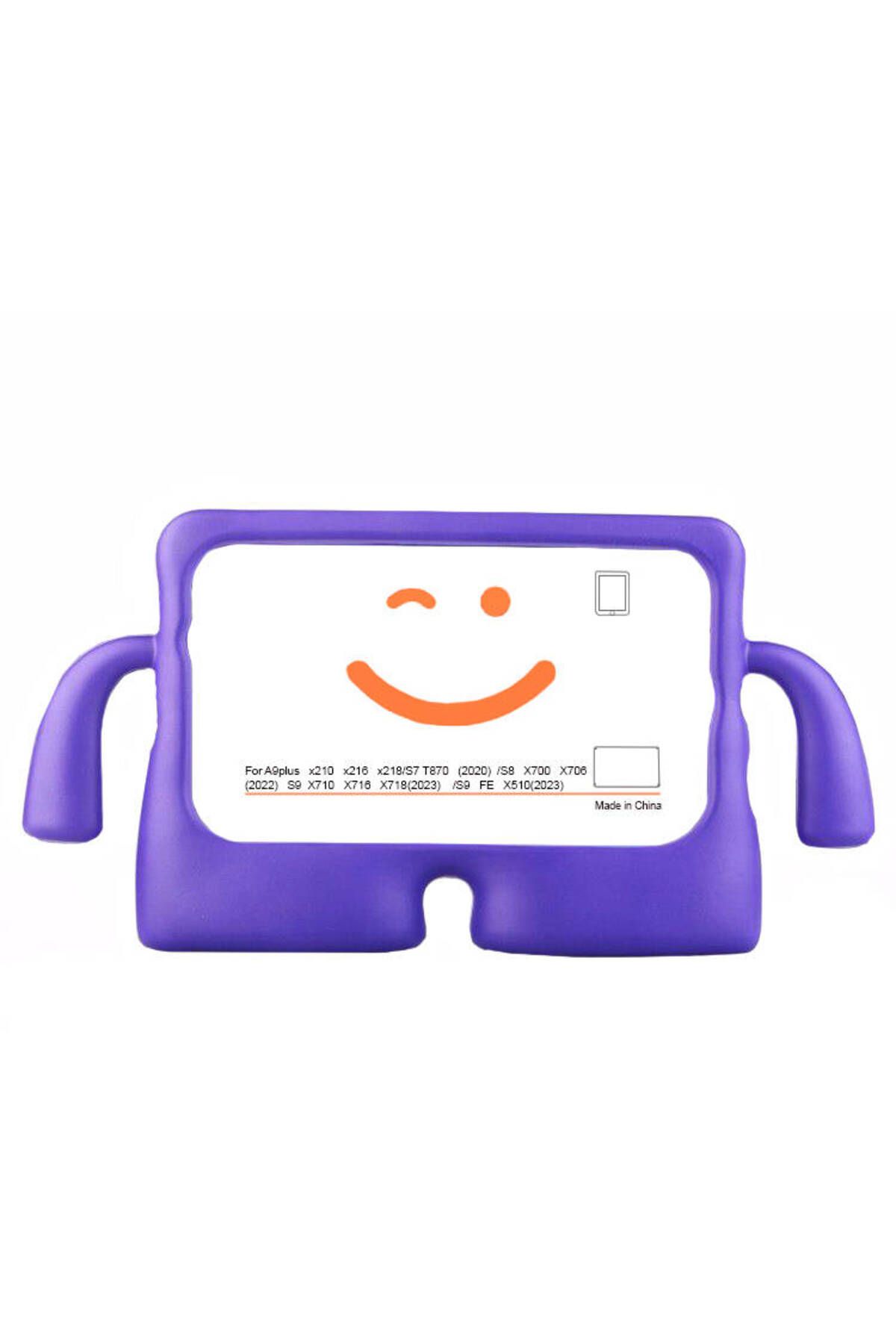 Megafox Teknoloji Samsung Galaxy Tab S9 FE Uyumlu Çocuk Tablet Kılıfı iBuy Yumuşak Silikon Kılıf
