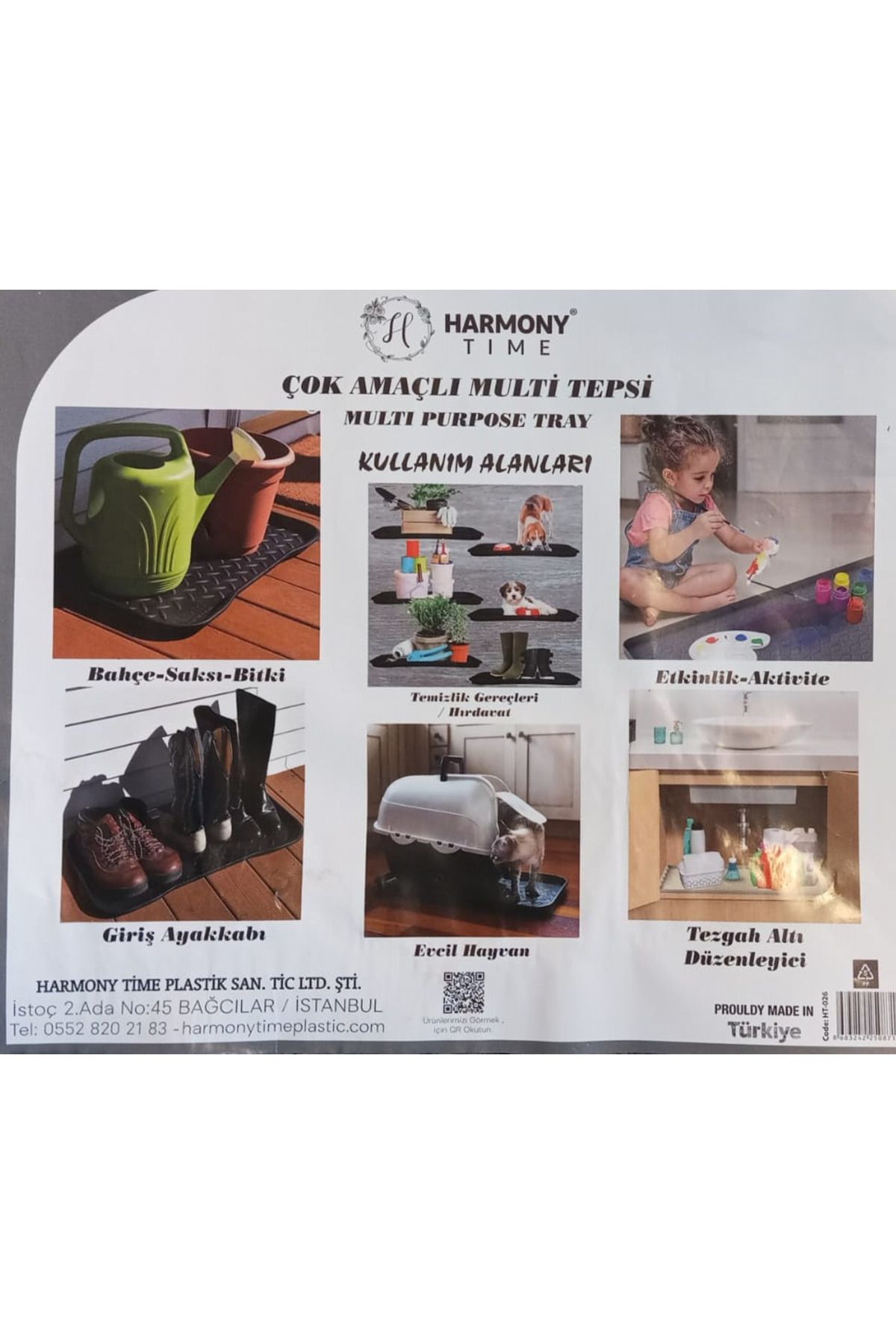 EWWE 1ad Ayakkabı Tepsisi saksılık hayvan çocuk hırdavat tezgah altı Dolap İçi Plastik Altlık Düzenleyici
