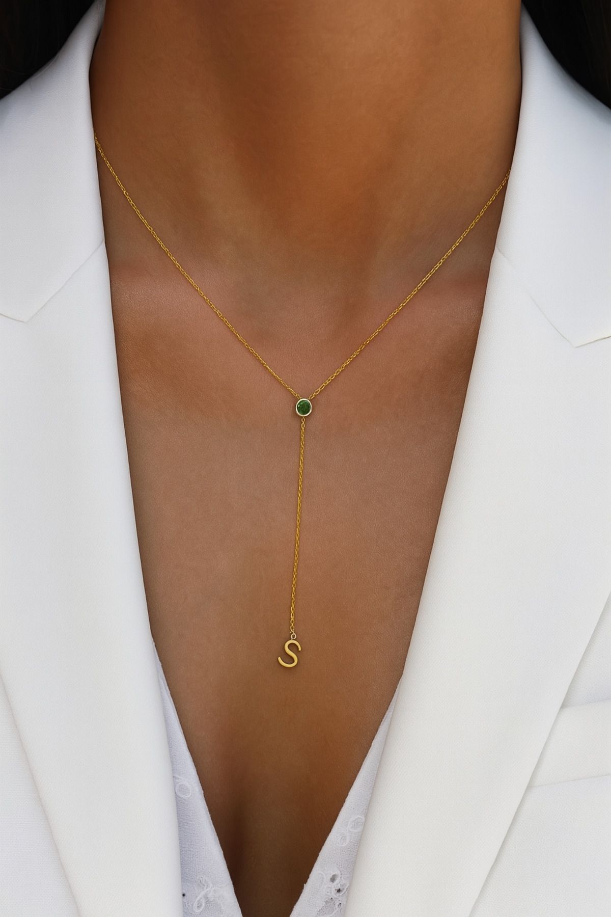 sirius jewelry 925s | Doğum Taşlı Harfli Kolye