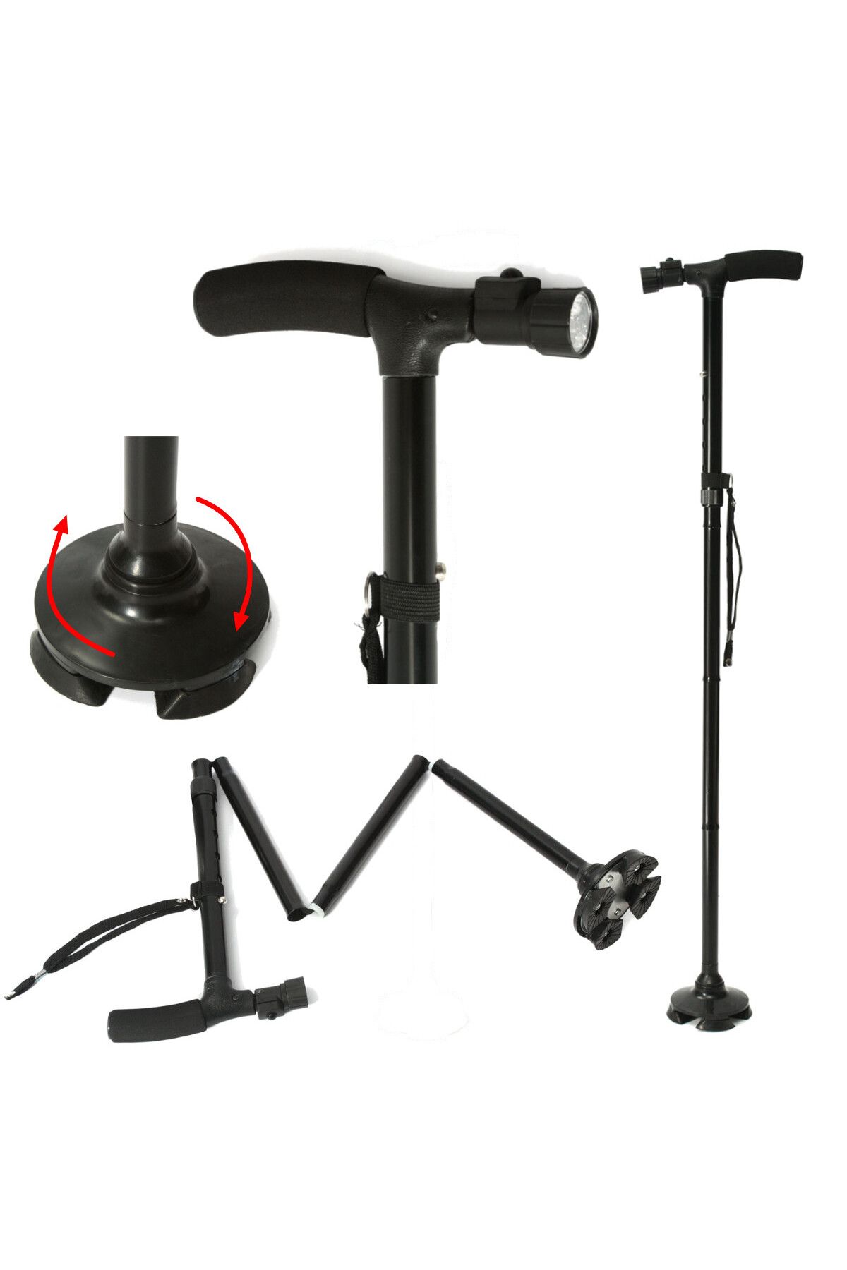 MBB ETİCARET Led Işıklı Baston BS 3