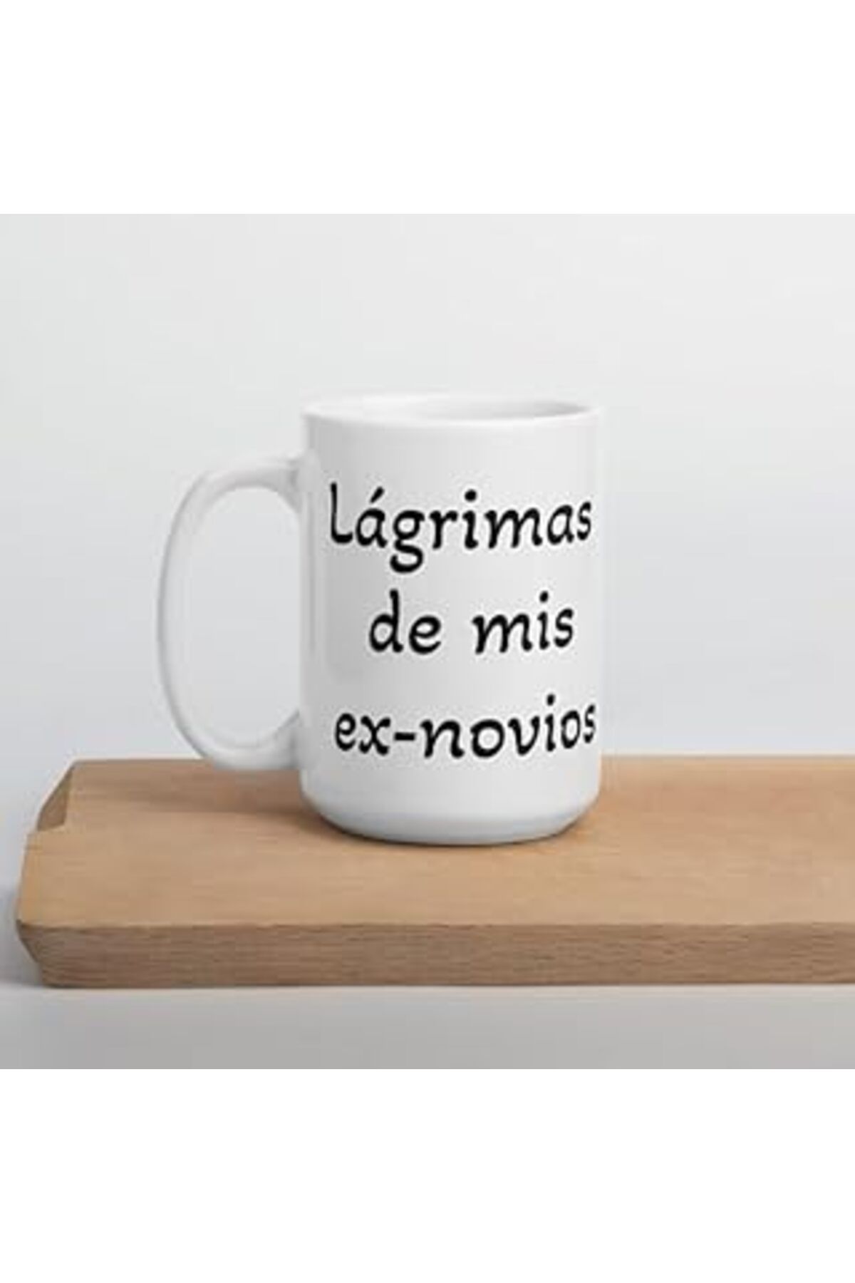 NETWORK ART Print Dore Lágrimas De Mis Ex-Novios - Beyaz Parlak Kupa - İngilizce Kahve Kupa