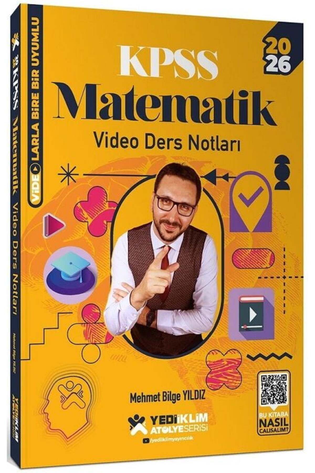 Makro Kitabevi Yayınları Yediiklim 2026 Baskı KPSS Matematik Atölye Video Ders Notları