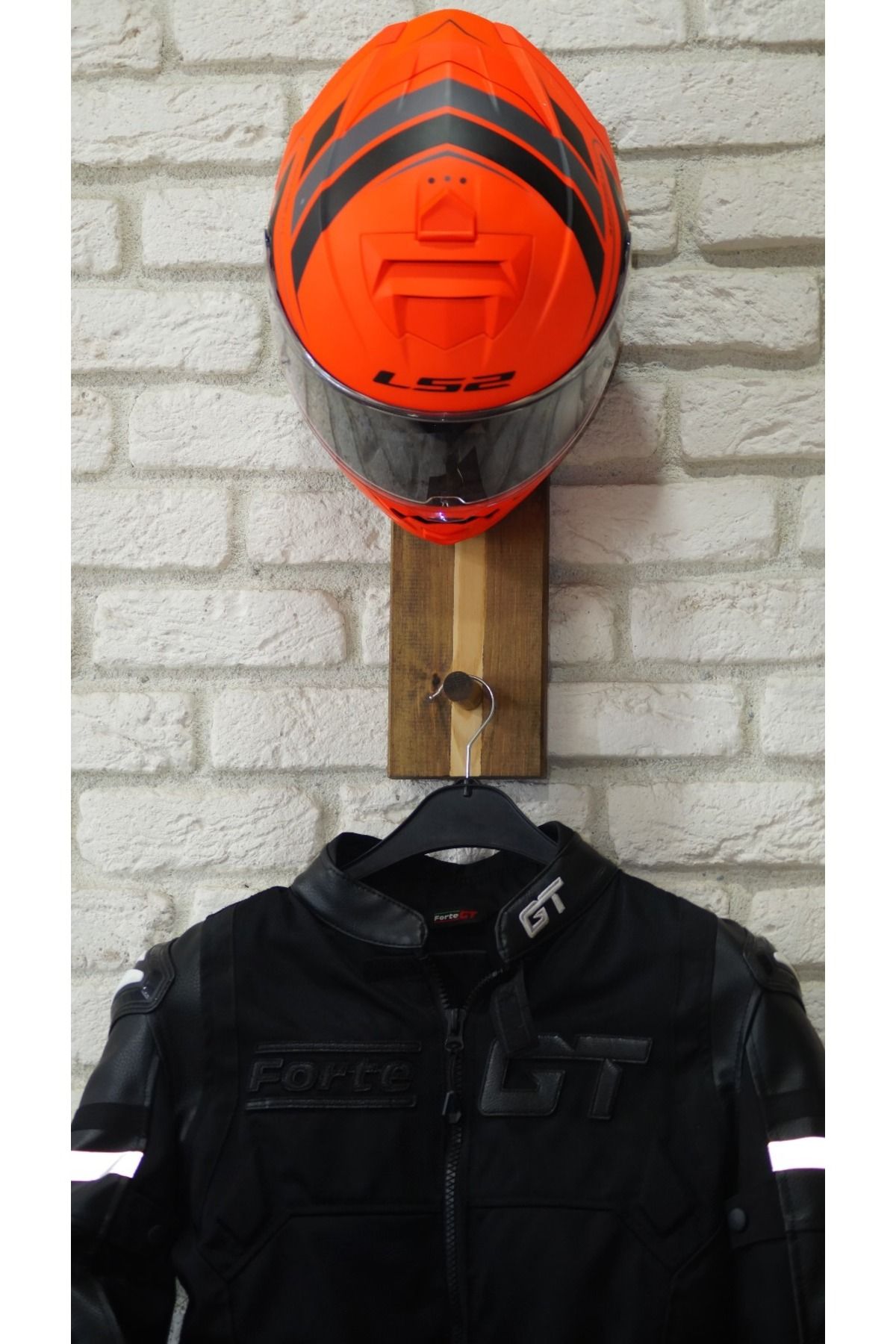 Woodymoda Ahşap Kask Askısı