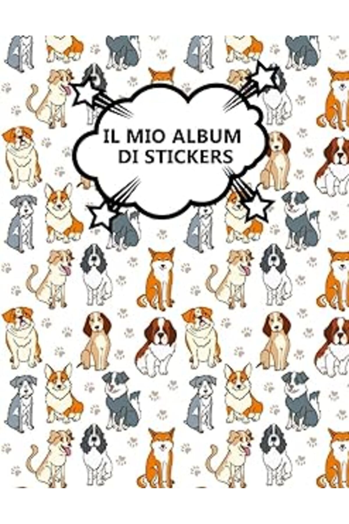 NETWORK ART Independently Published Il Mio Album Di Stickers: Corgi | 100 Pagine | A4 | Vuoto | Idea Regalo | N