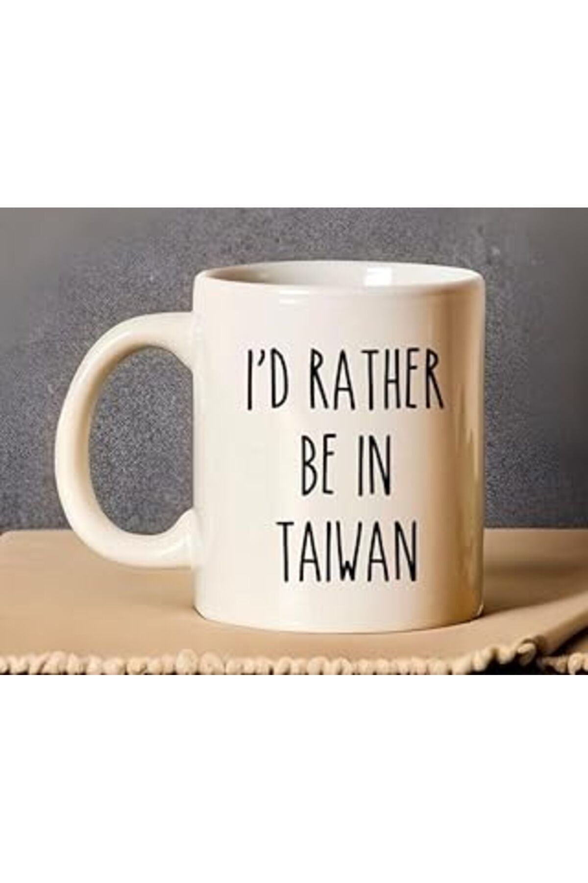ASİTAN Print Dore Tayvan Kupa • Tayvan Hediyesi • Tayvan Hediyesi • Tayvan Kahve Kupa İngilizce Kupa