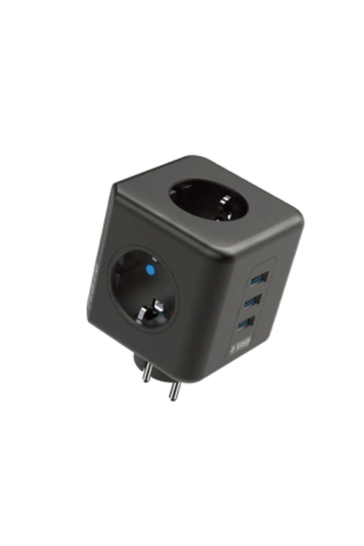 Miracle Omni Termal Akım Korumalı Isıya Dayanıklı 3 lü Du Tipi Priz 3x Usb 1x Type-c