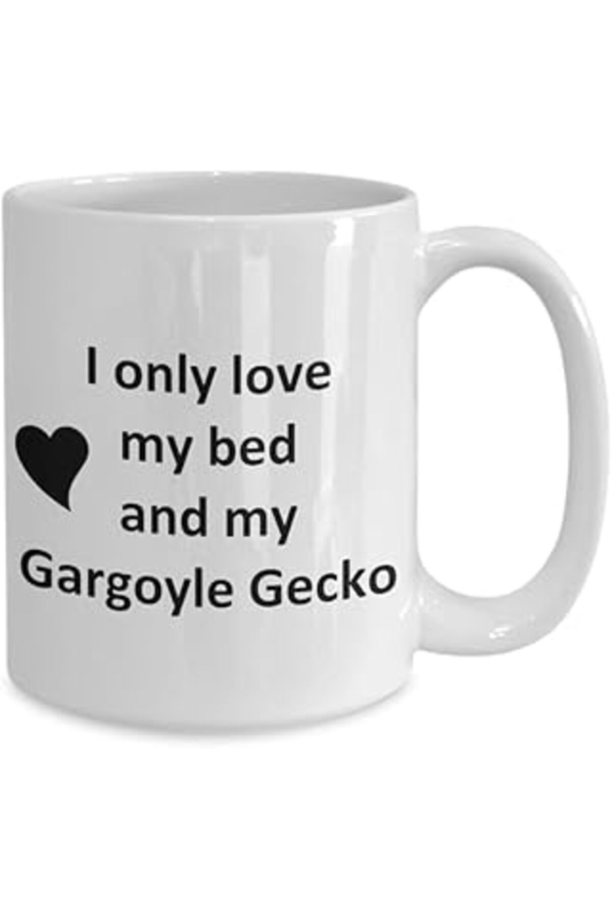 NETWORK ART Print Dore Gargoyle Gecko Lover Kupa - Sürüngen Evcil Hayvan - Love My Gargoyle Gecko- Ingilizce Ku
