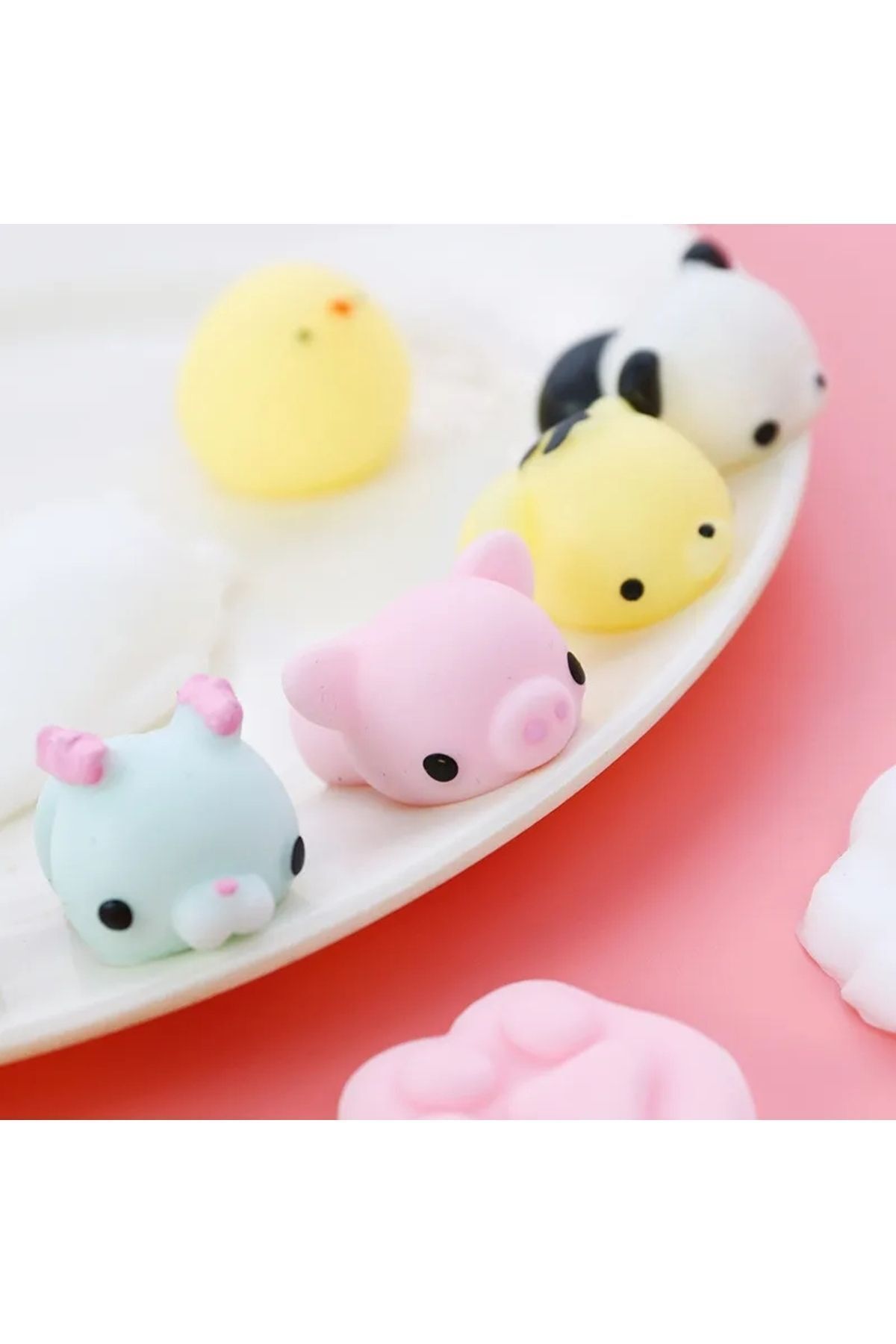 Morpembej 1 Adet Çocuk Squishy Oyuncağı Stres Giderici Hayvan Figürlü Sukuşi Oyuncak