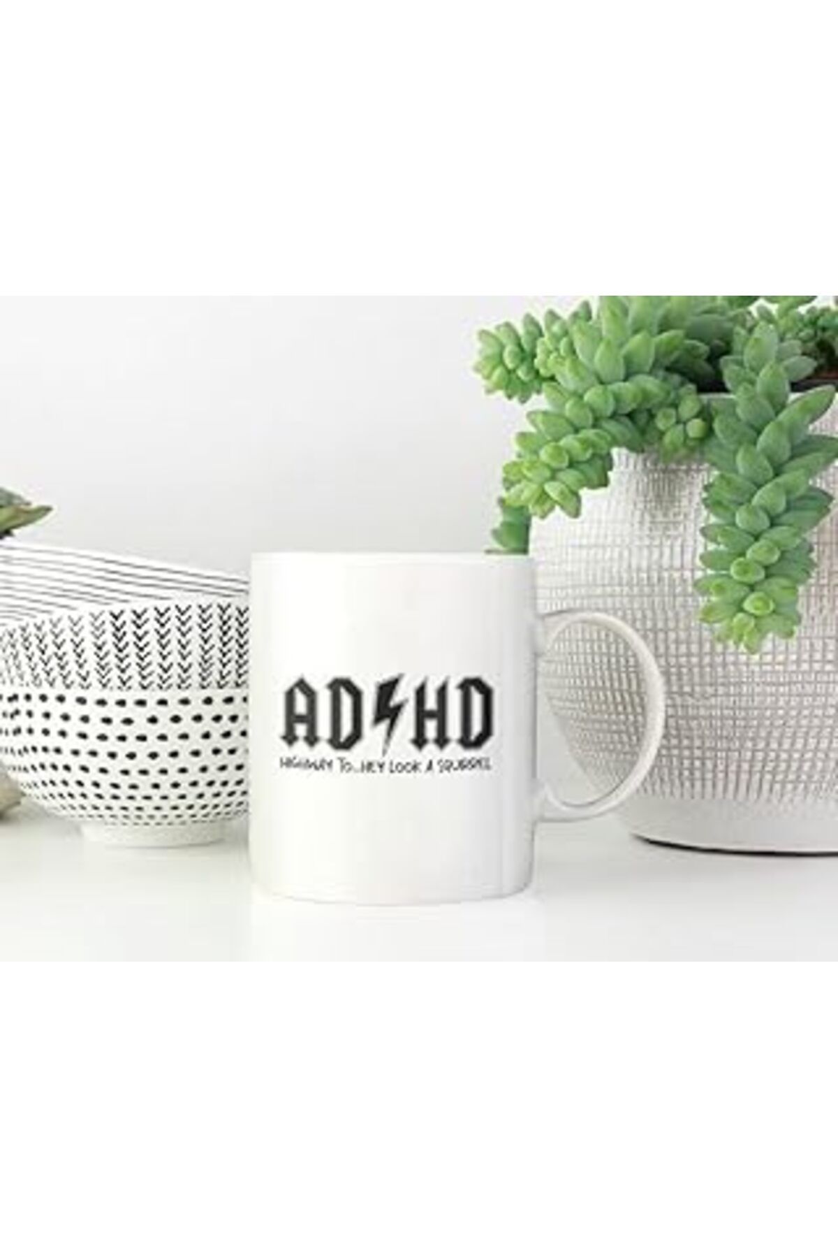 NETWORK ART Print Dore Dehb Görünümlü Bir Sincap Kupa, Dehb Kupa, Dehb Hediyesi, Komik Alaycılık Kupası, İngili